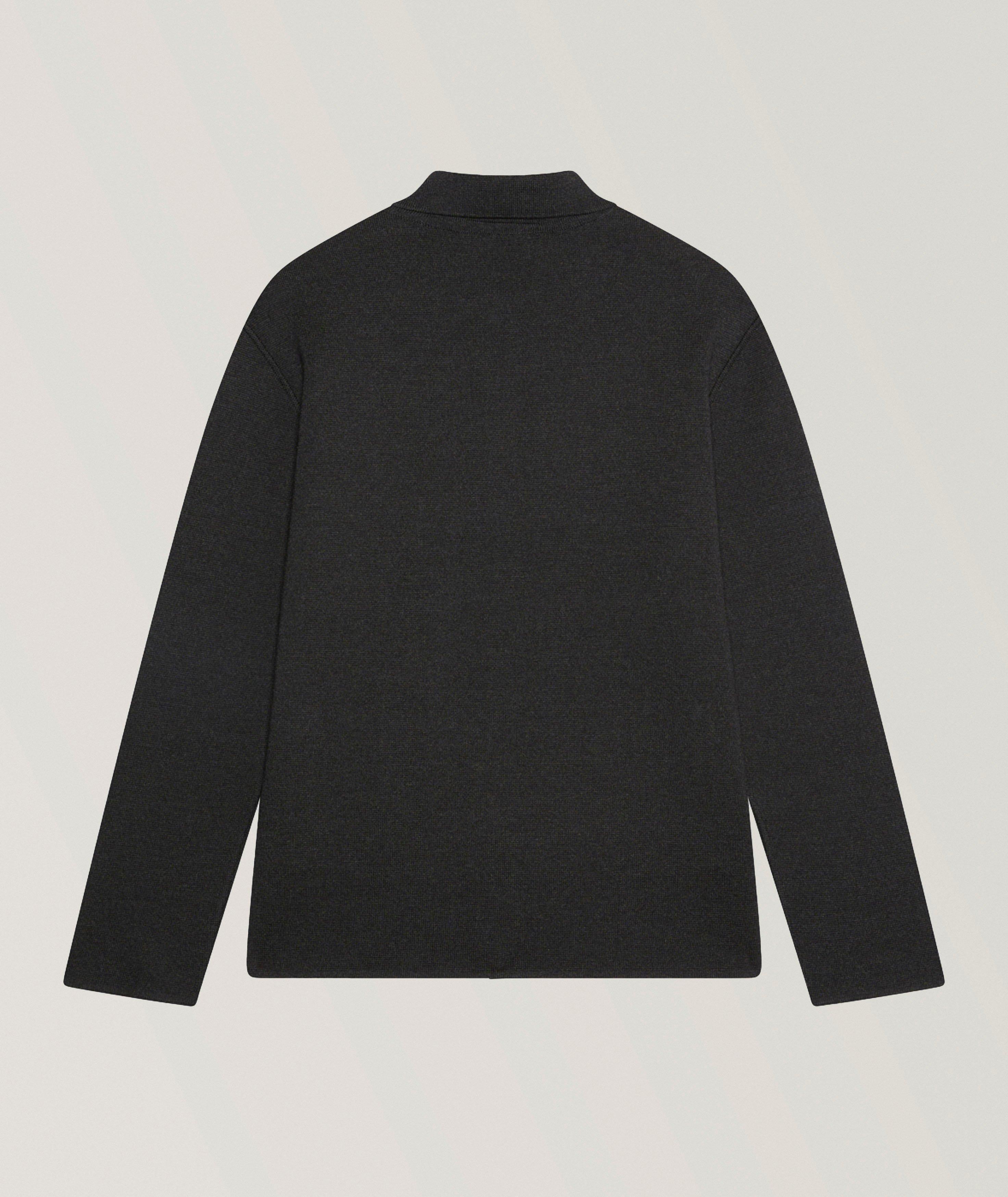 Milano Stitch Virgin Wool Overshirt image 1