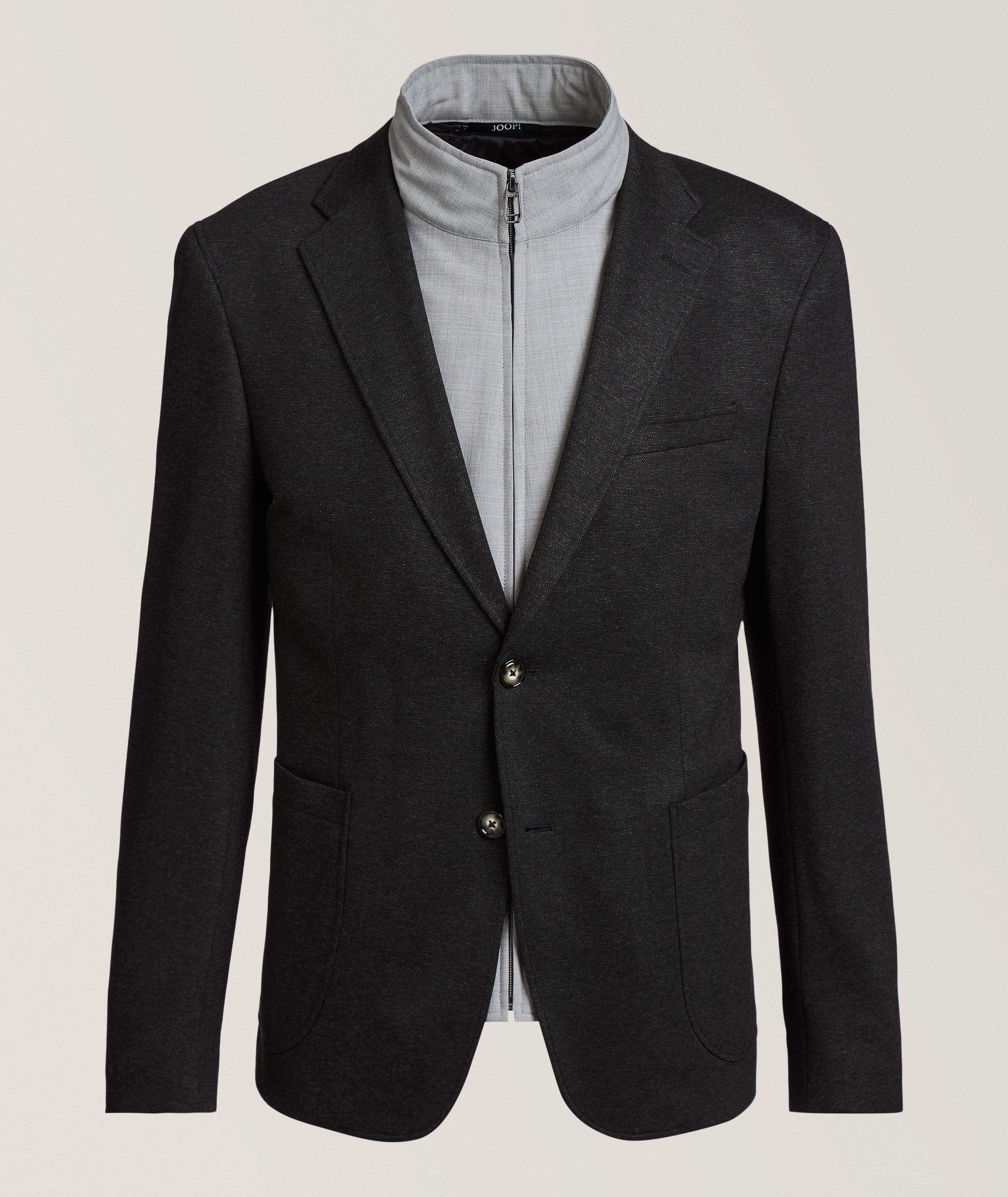 JOOP! Veste de sport en laine mélangée Hutching Inlay