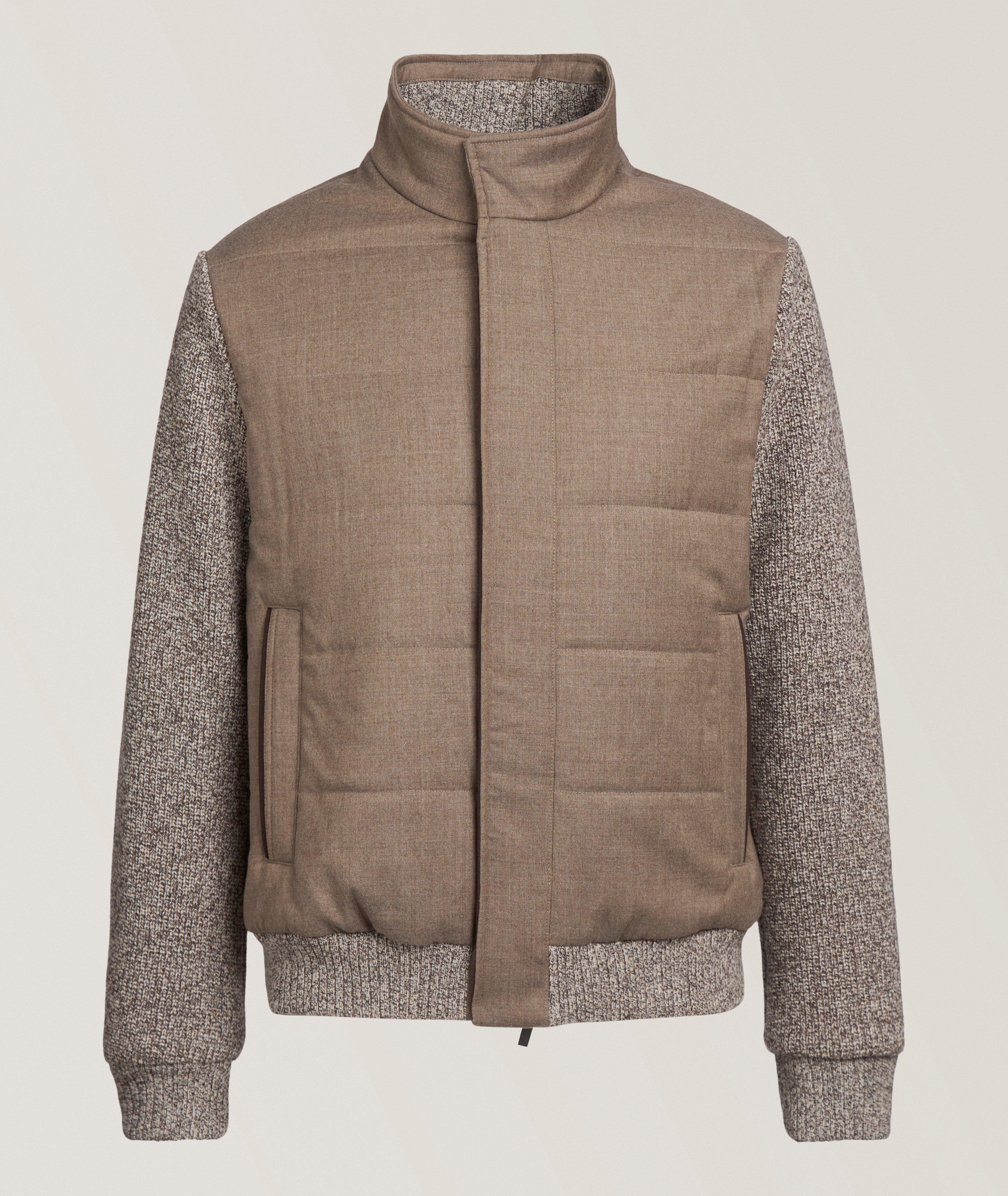 Maurizio Baldassari Wool-Blend Hybrid Jacket