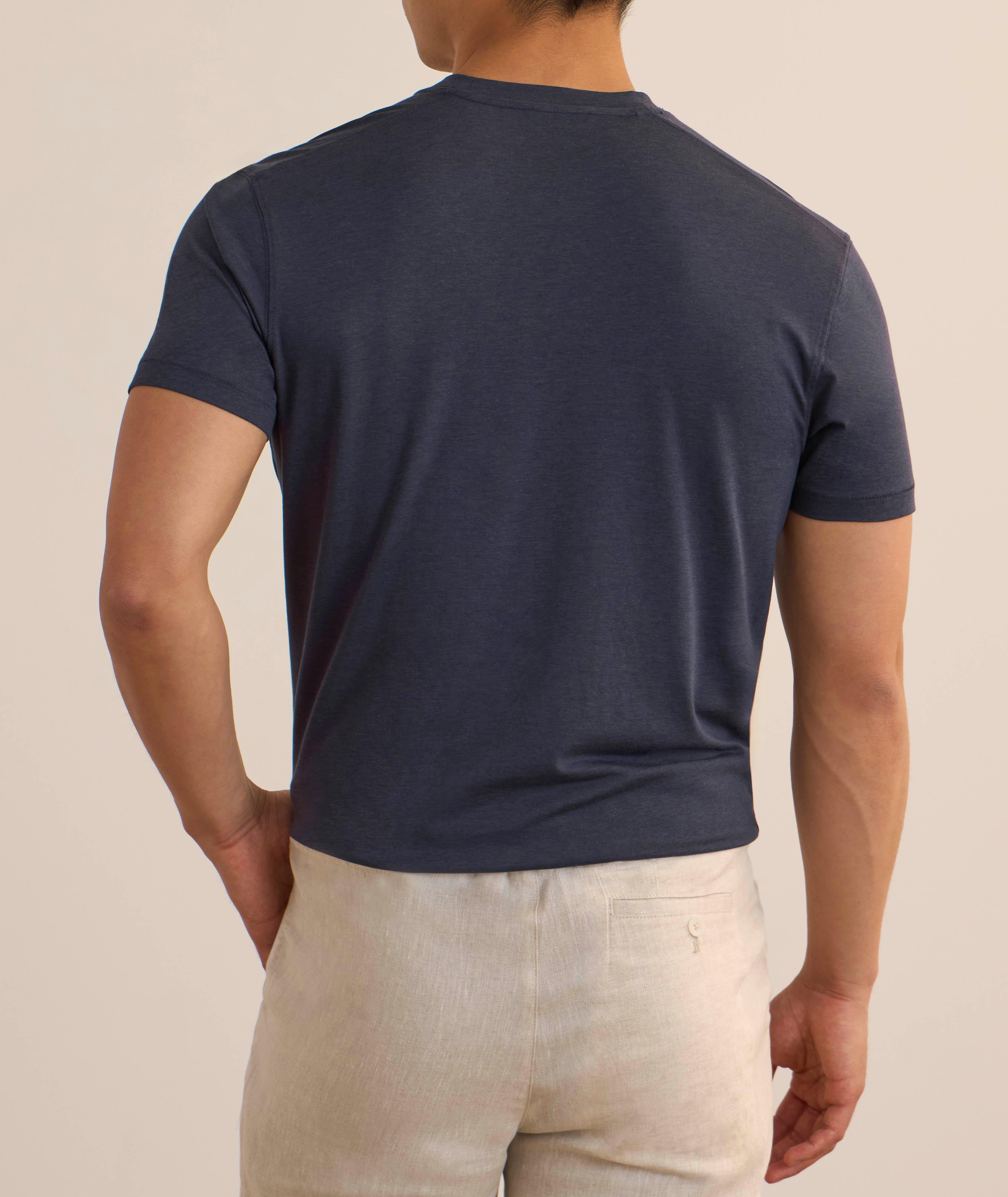 Lyocell-Cotton Crewneck T-Shirt image 2
