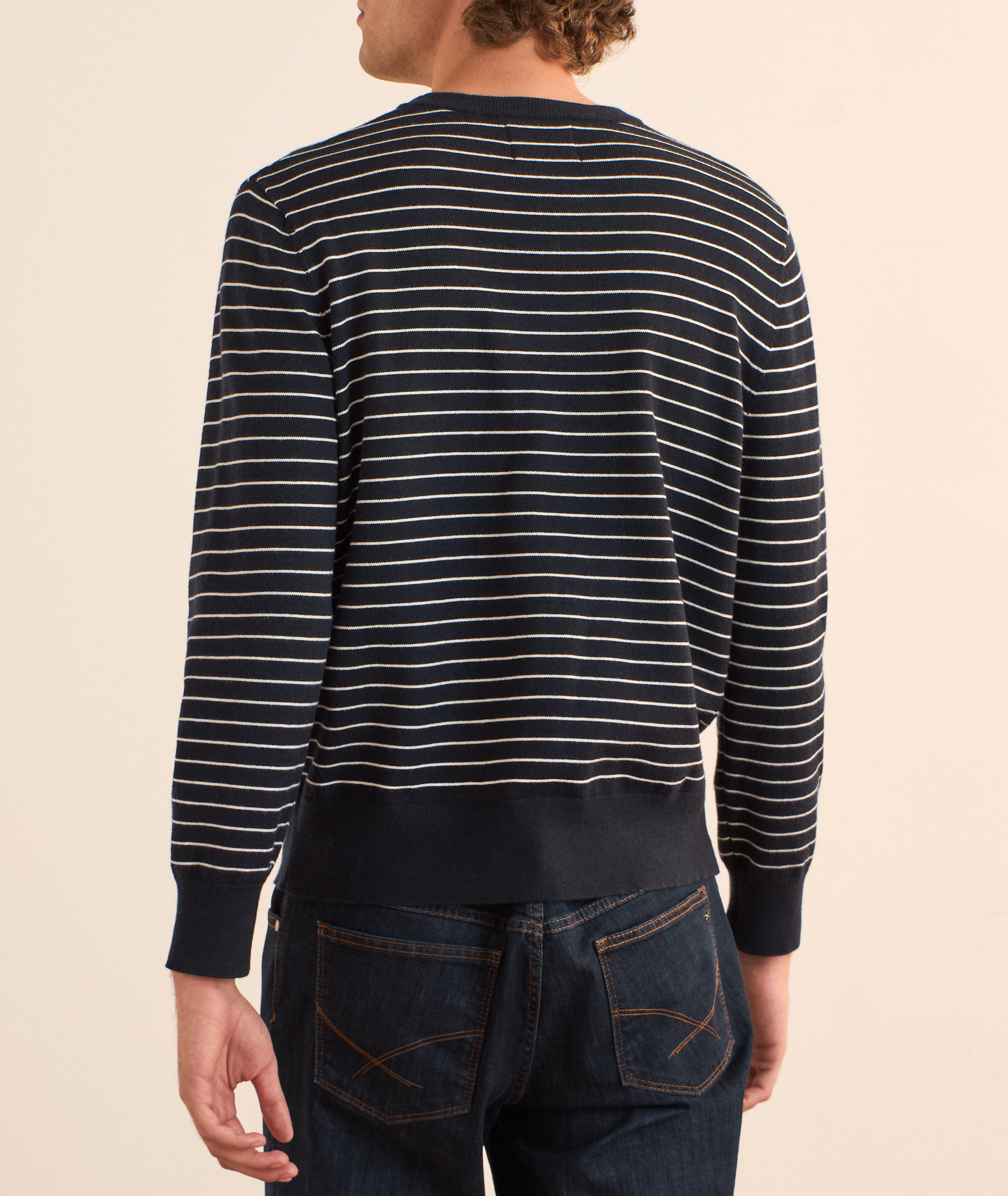 Striped Crewneck Sweater image 2