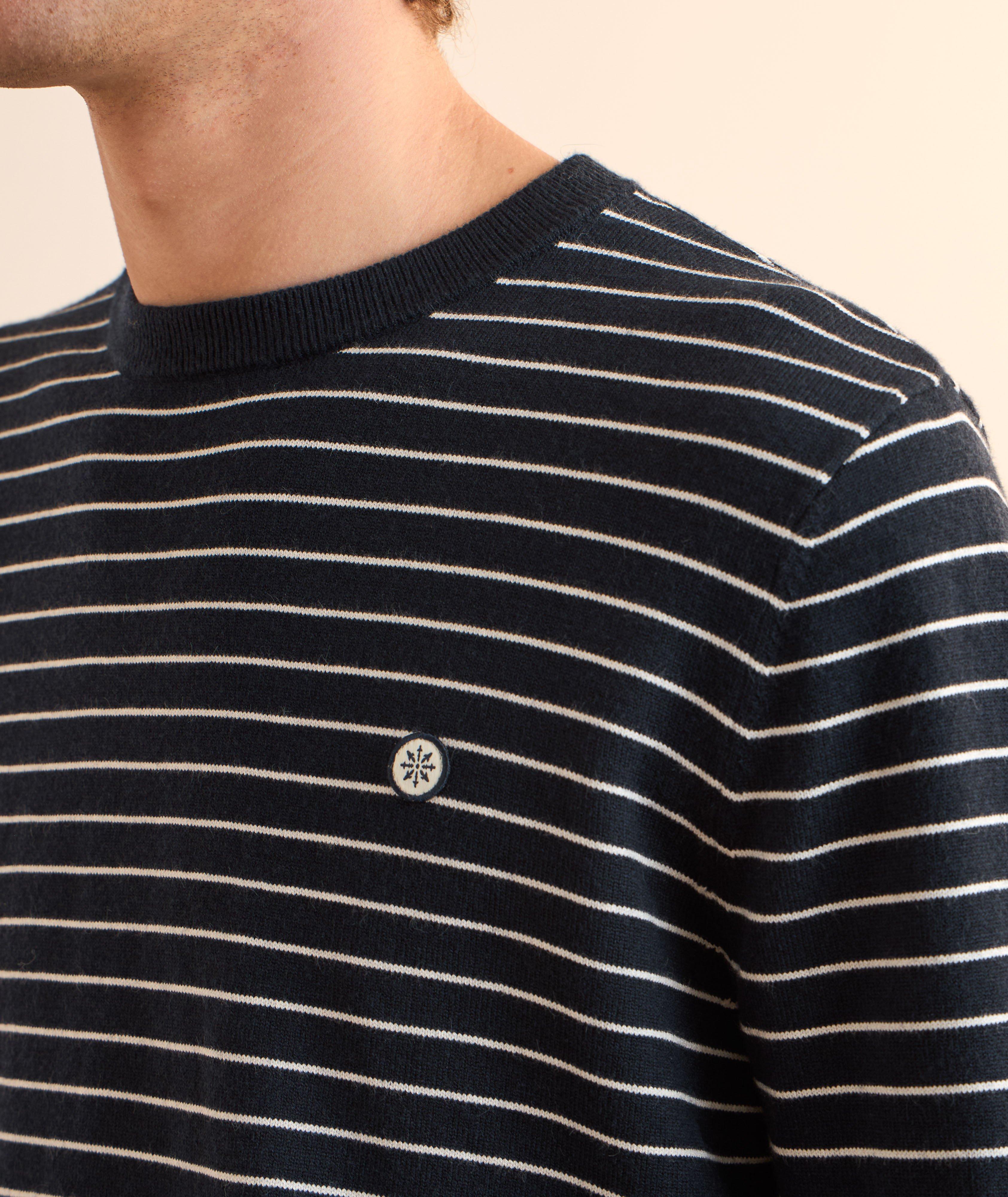Striped Crewneck Sweater image 3