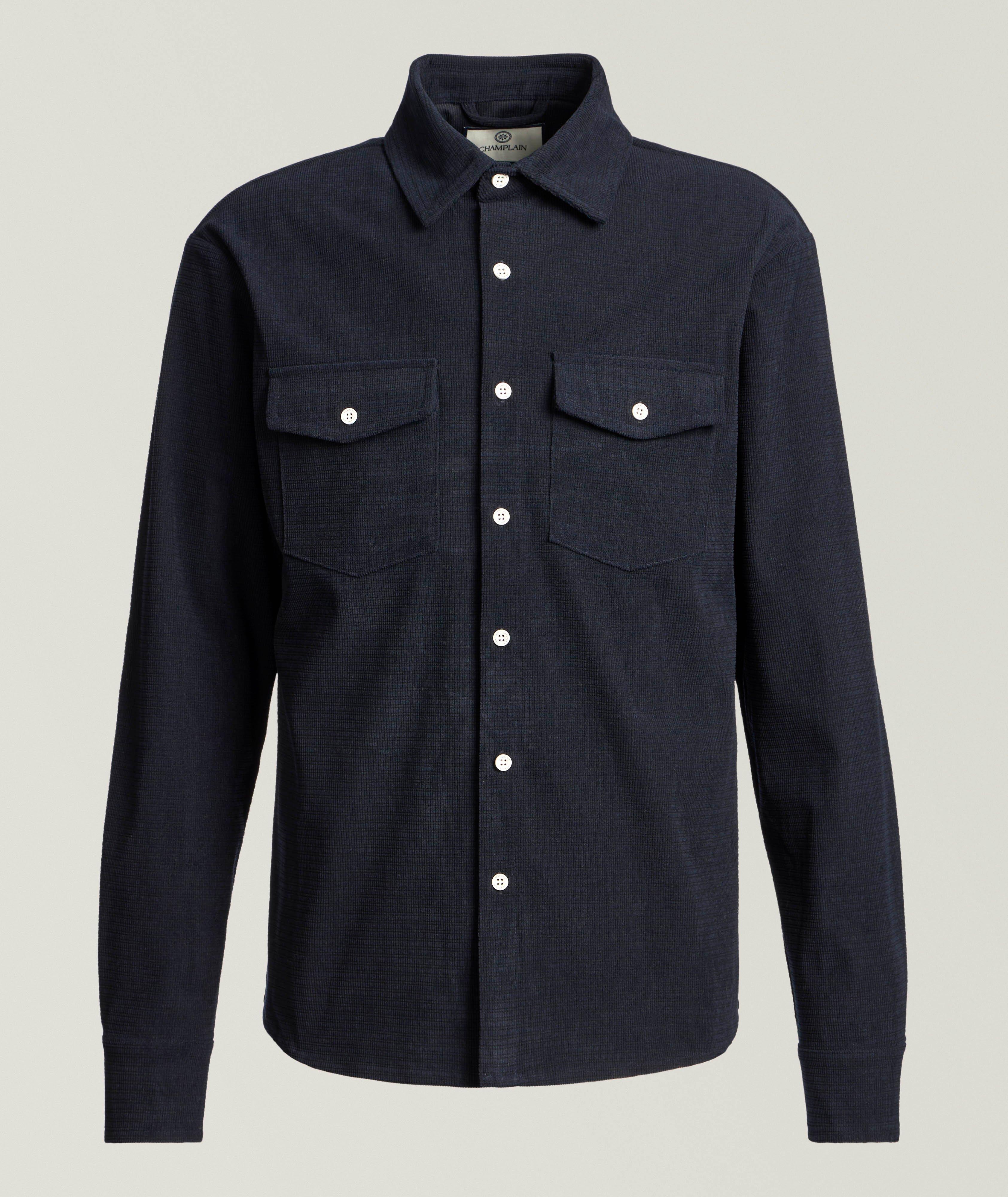 Champlain Textured Corduroy Overshirt 