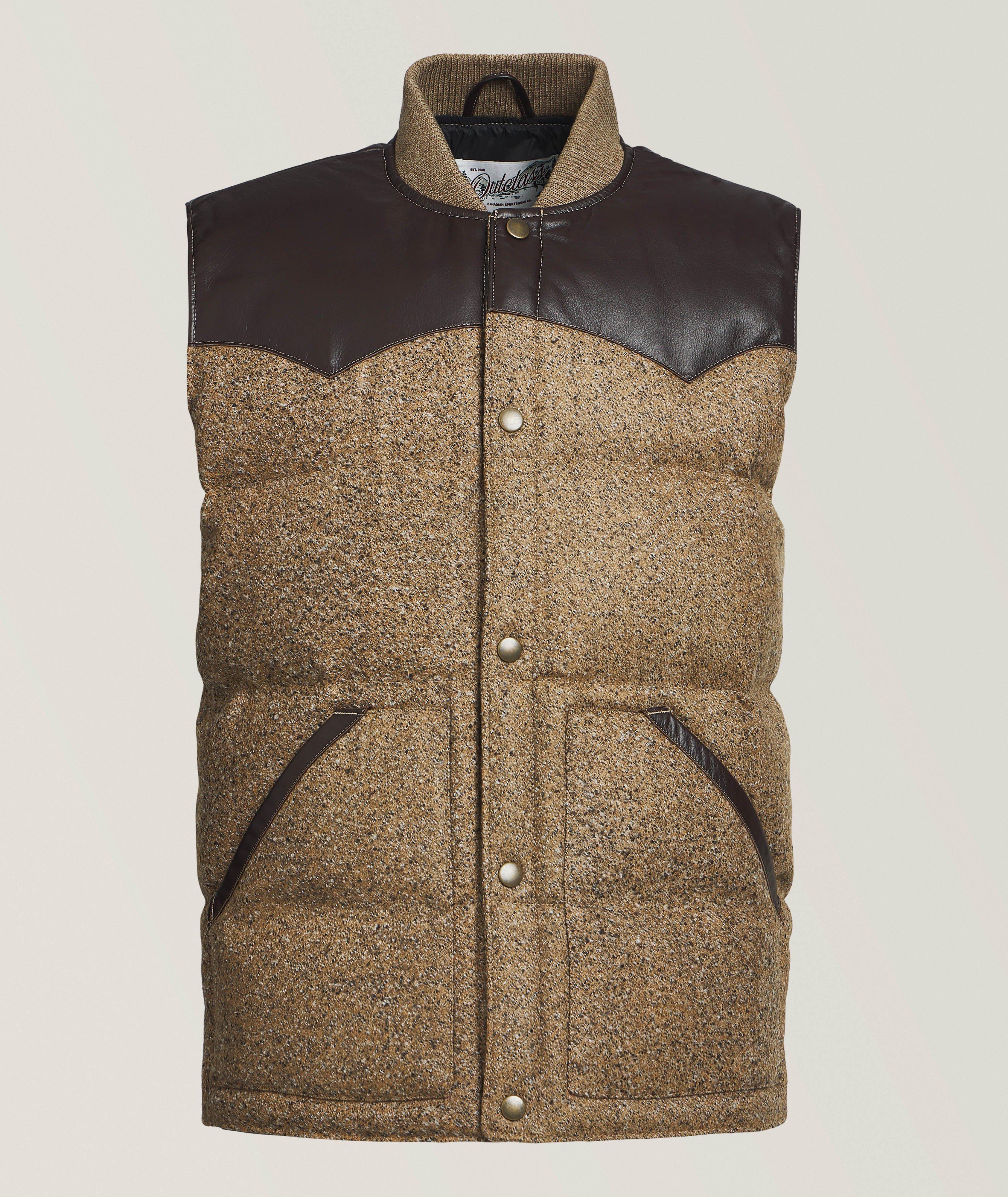 Outclass Marl Wool Down Vest