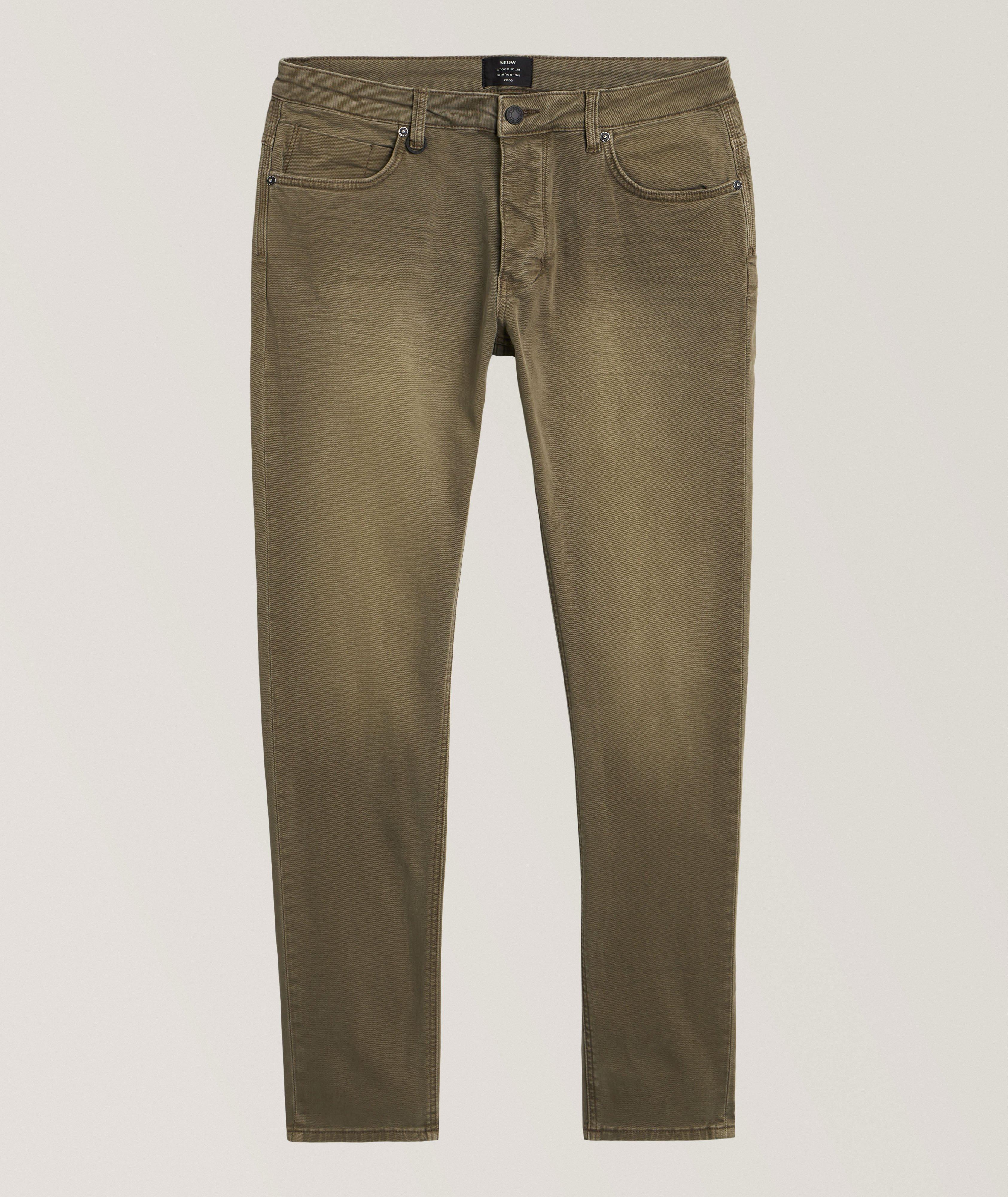 NEUW Lou Slim Straight-Fit Twill Jeans