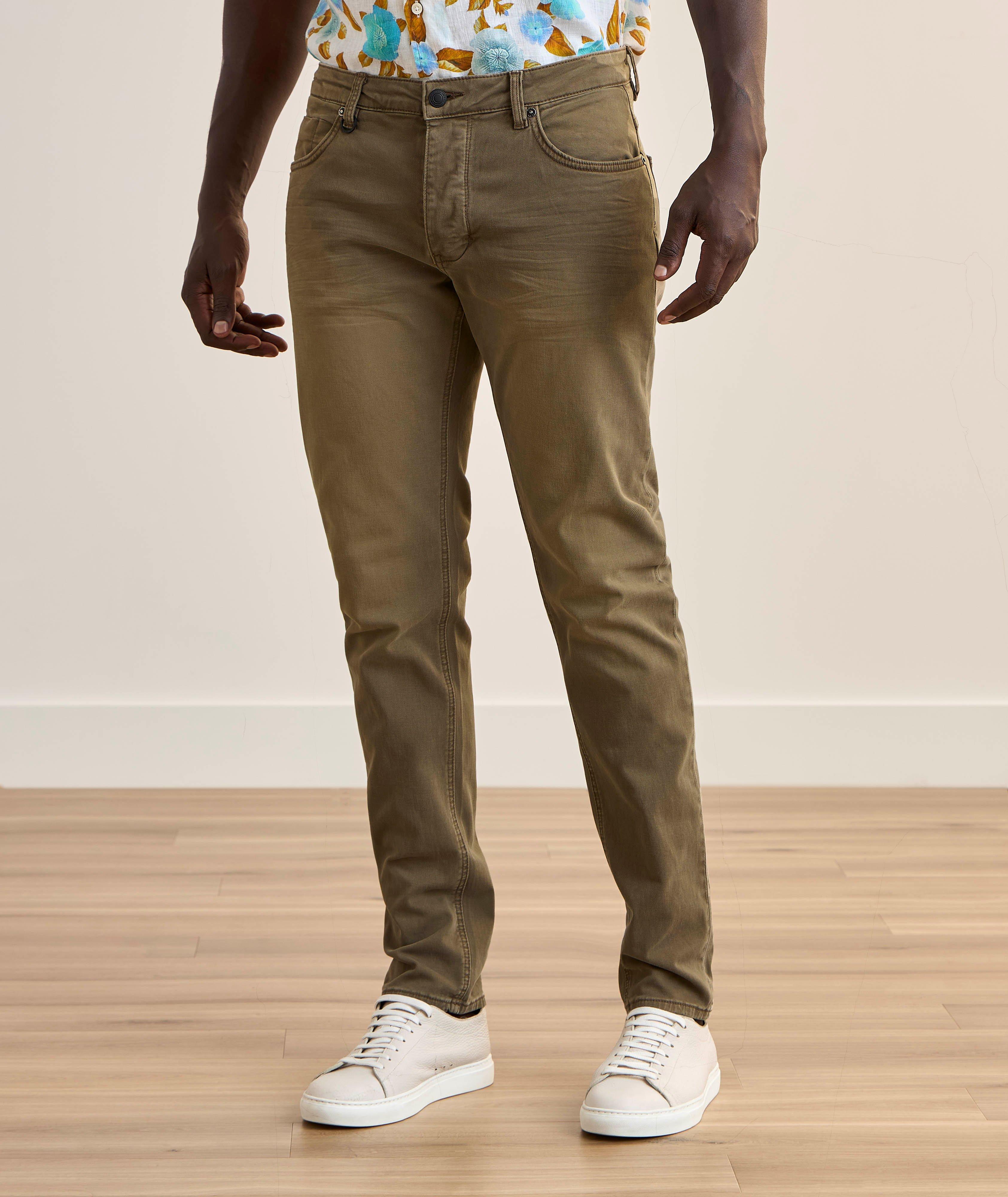 Lou Slim Straight-Fit Twill Jeans image 2