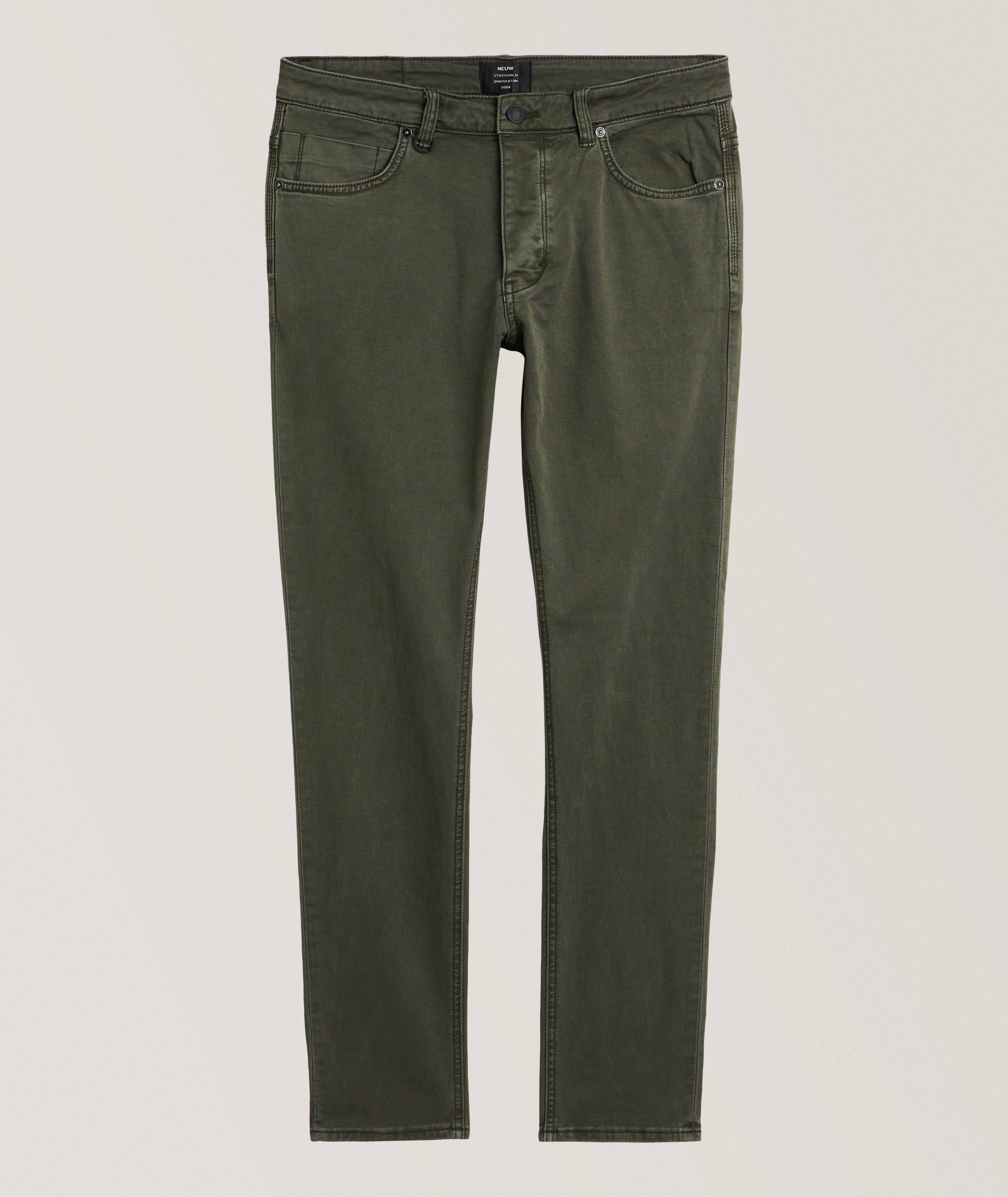NEUW Lou Slim Straight-Fit Stretch-Cotton Twill Jeans