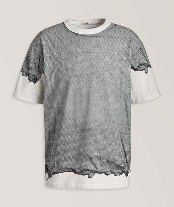 Thom Browne Four-Bar Cotton Knit T-Shirt | T-Shirts | Harry