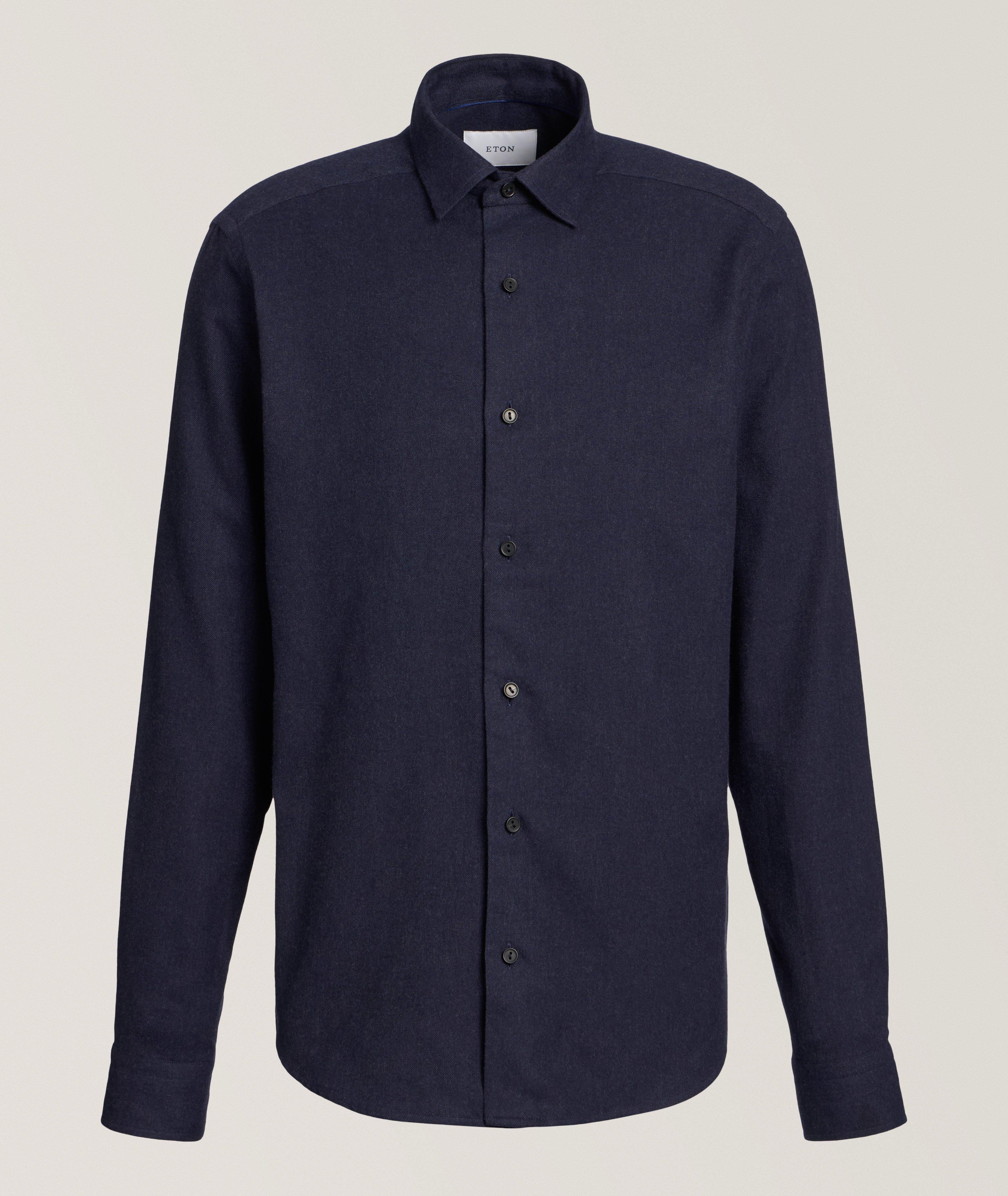 Solid Flannel Shirt