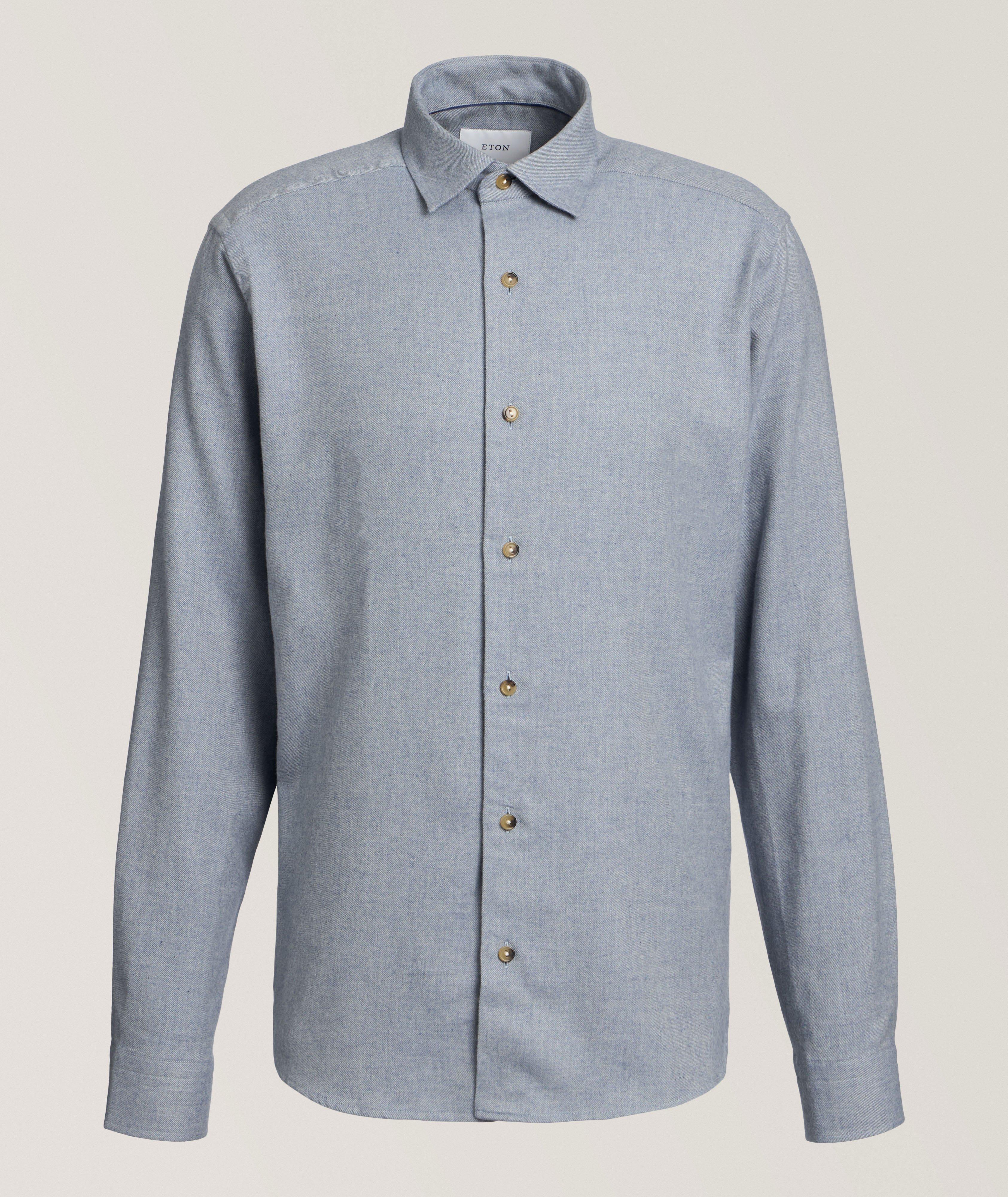 Solid Flannel Shirt