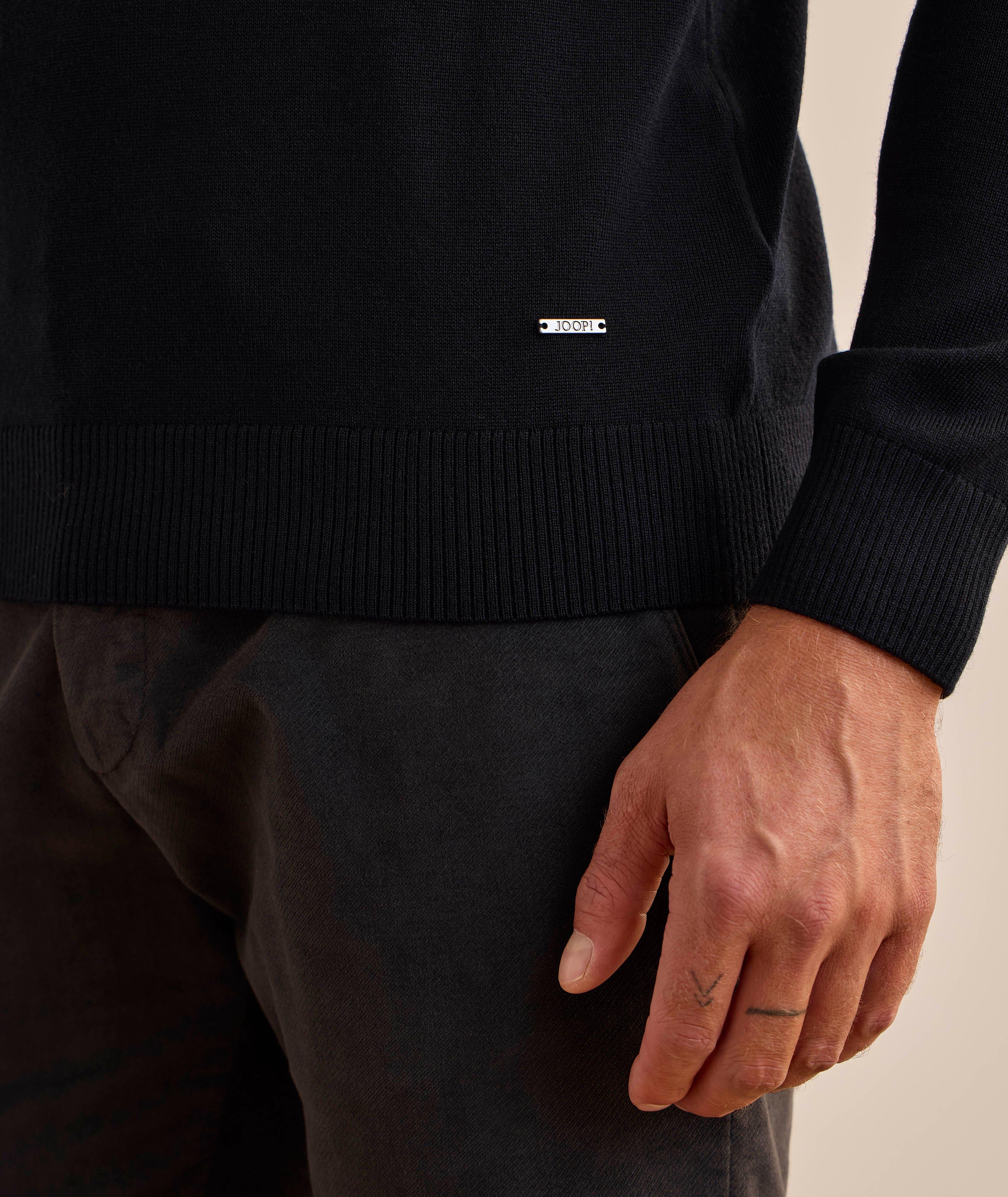 Polo quart-zippé laine mérinos image 3