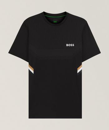 Giorgio Armani Logo Cotton-Cashmere Polo | Polos | Harry Rosen