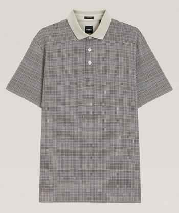 ブルネロクチネリ　リネンポロ　S Brunello Cucinelli Ribbed Linen-Cotton Polo Sweater | Polos