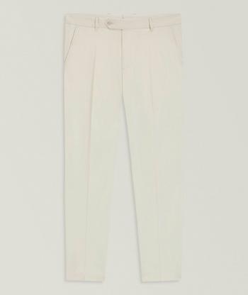 ZEGNA ホワイトストレッチコットンパンツ　S ZEGNA Premium Stretch-Cotton Pants | Pants | Harry Rosen