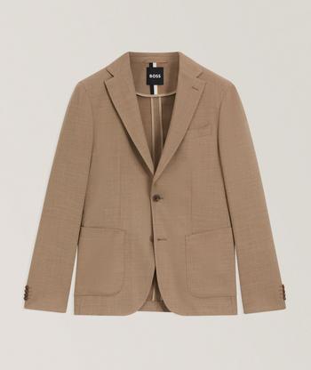 Ralph Lauren Purple Label Kent Linen-Silk Suit Jacket