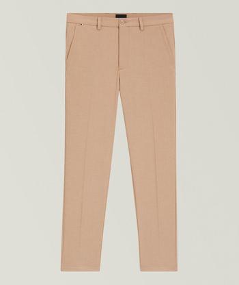 Mason's Slim-Fit Torino Pleated Jersey Stretch-Cotton Pants