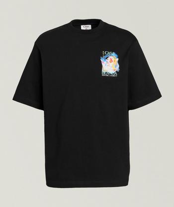 Casablanca Four Elements Graphic Cotton T-Shirt | T-Shirts