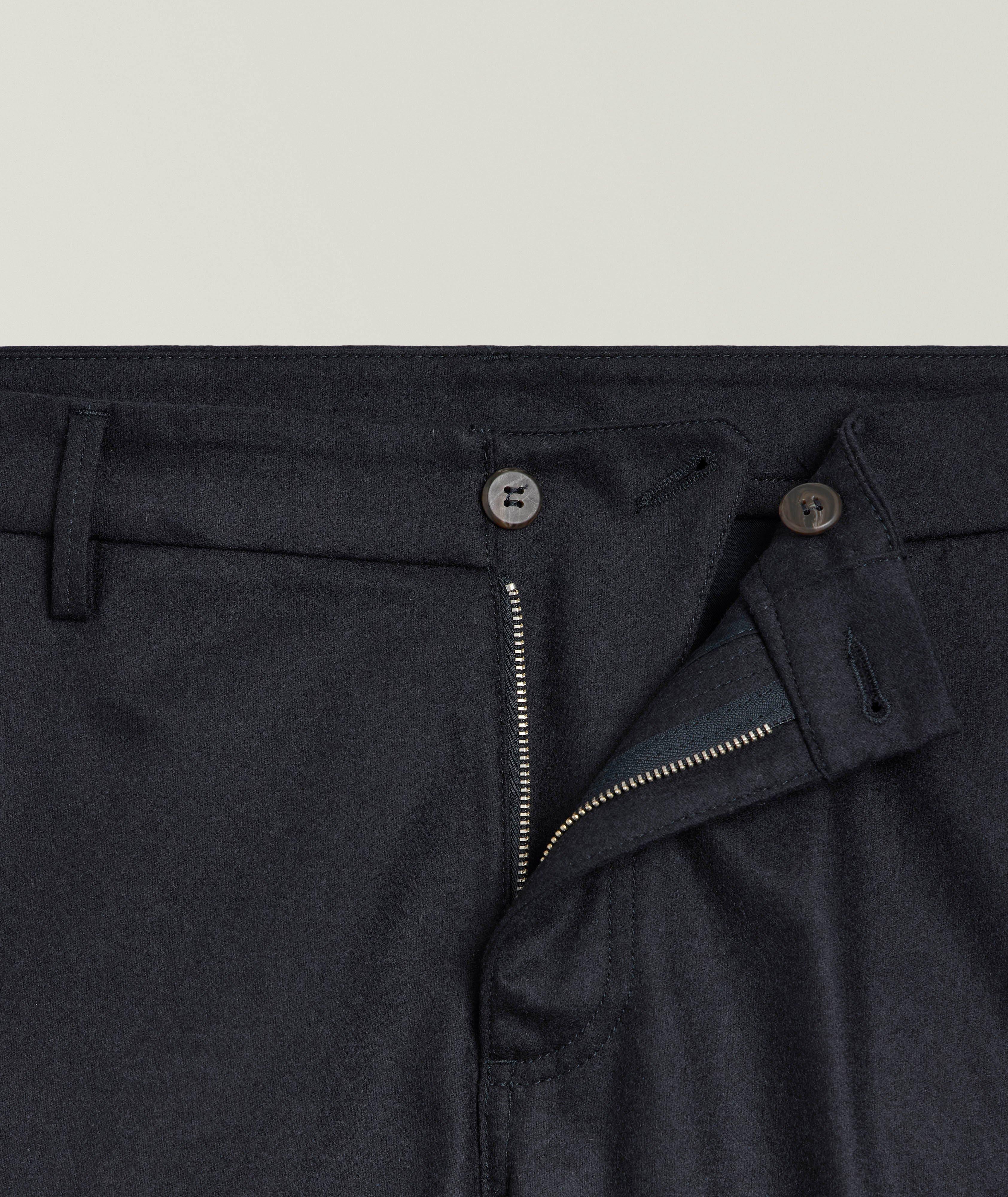 Wool-Blend Flannel Cargo Pants image 5