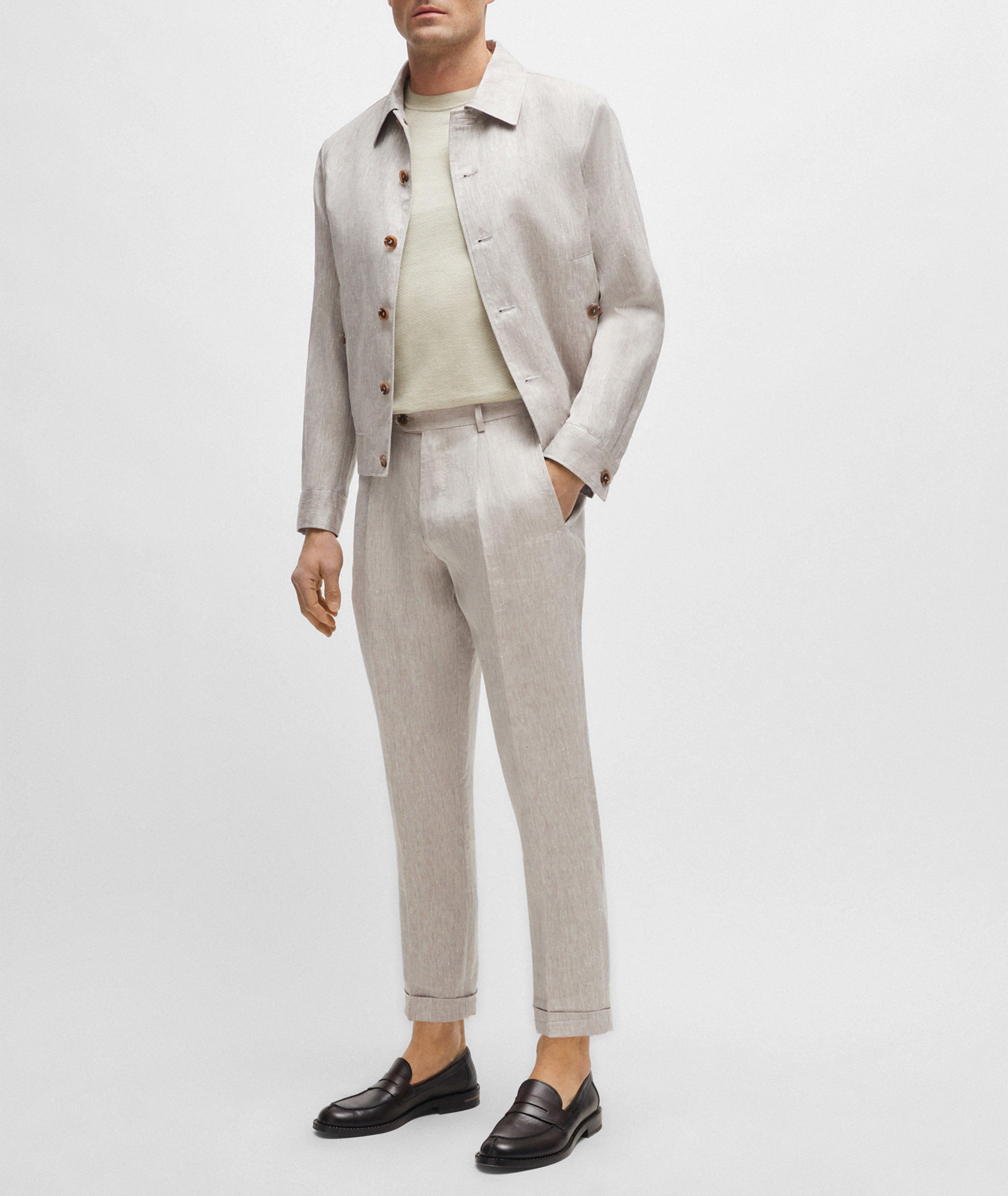 Two-Toned Micro Jacquard Cotton-Silk T-Shirt image 4