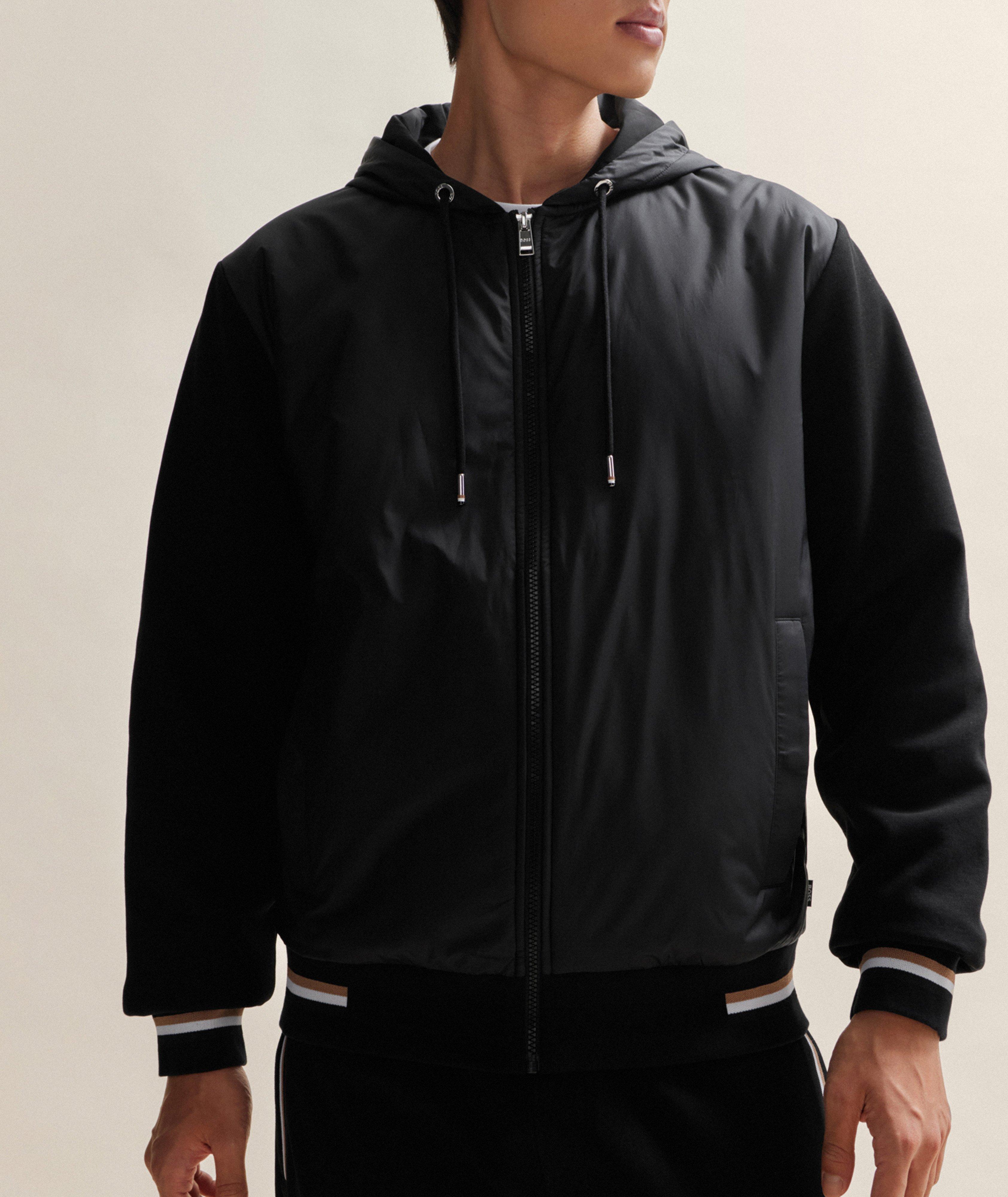 Heritage Stripe Cotton-Blend Hooded Sweater image 1