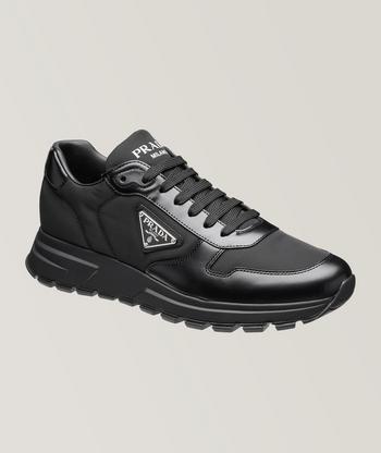 スニーカー PRADA DOWNTOWN SNEAKERS IN ROIS BRUSHED LEATHER Prada Downtown Shined Leather Sneakers | Sneakers | Harry Rosen