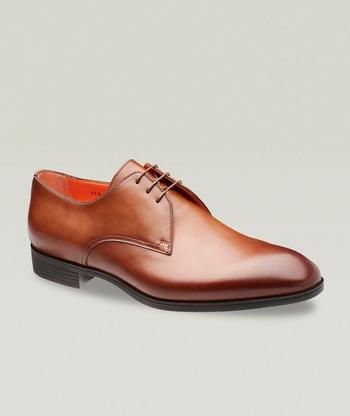 Shannon' Brown Leather Derby UK 8 F - Abbot's Shoes