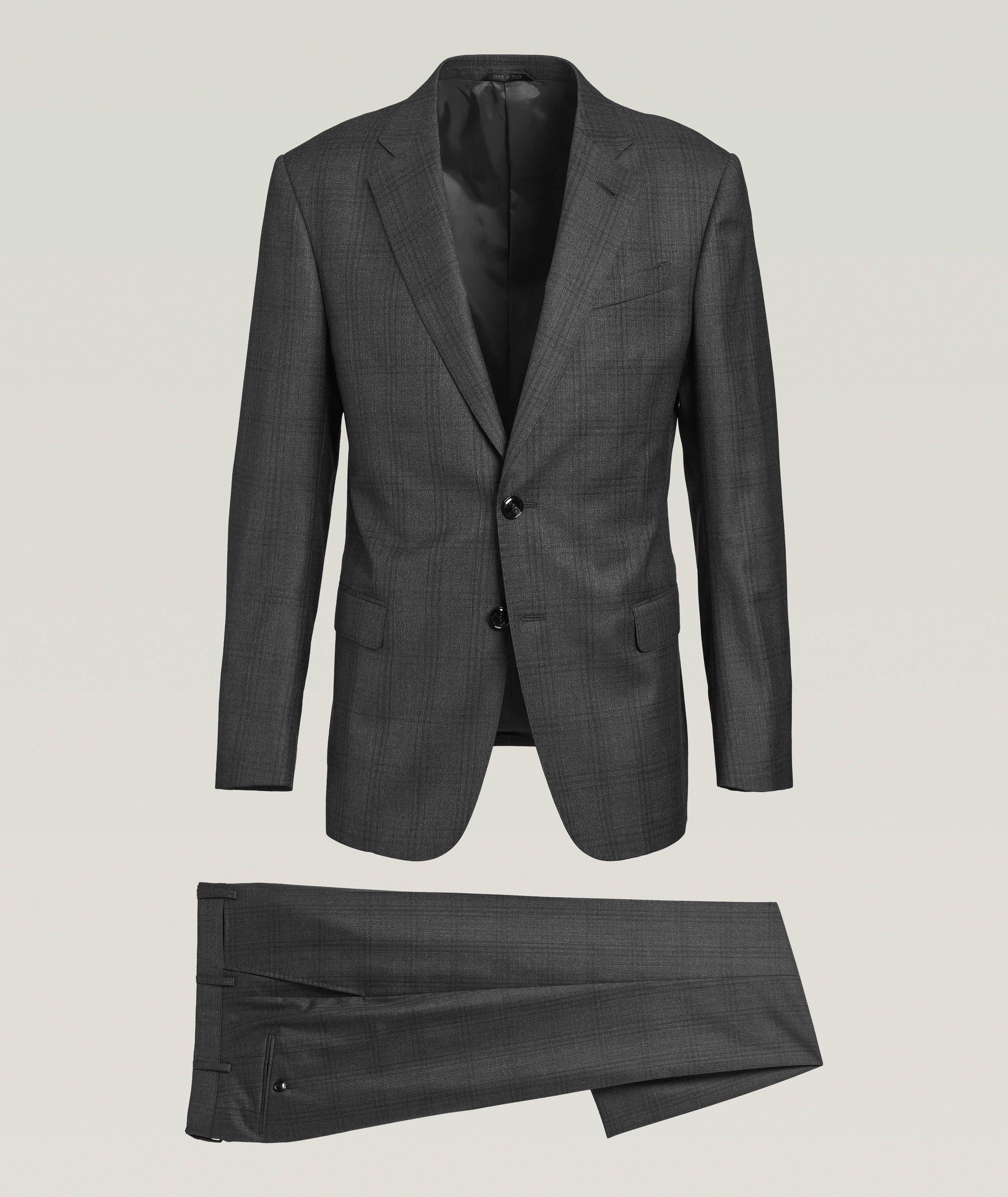 Checked Wool Suit