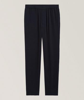 Giorgio Armani Honeycomb Knit Stretch-Polyamide Trousers