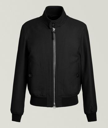 ZEGNA Nappa Leather Bomber | Leather | Harry Rosen