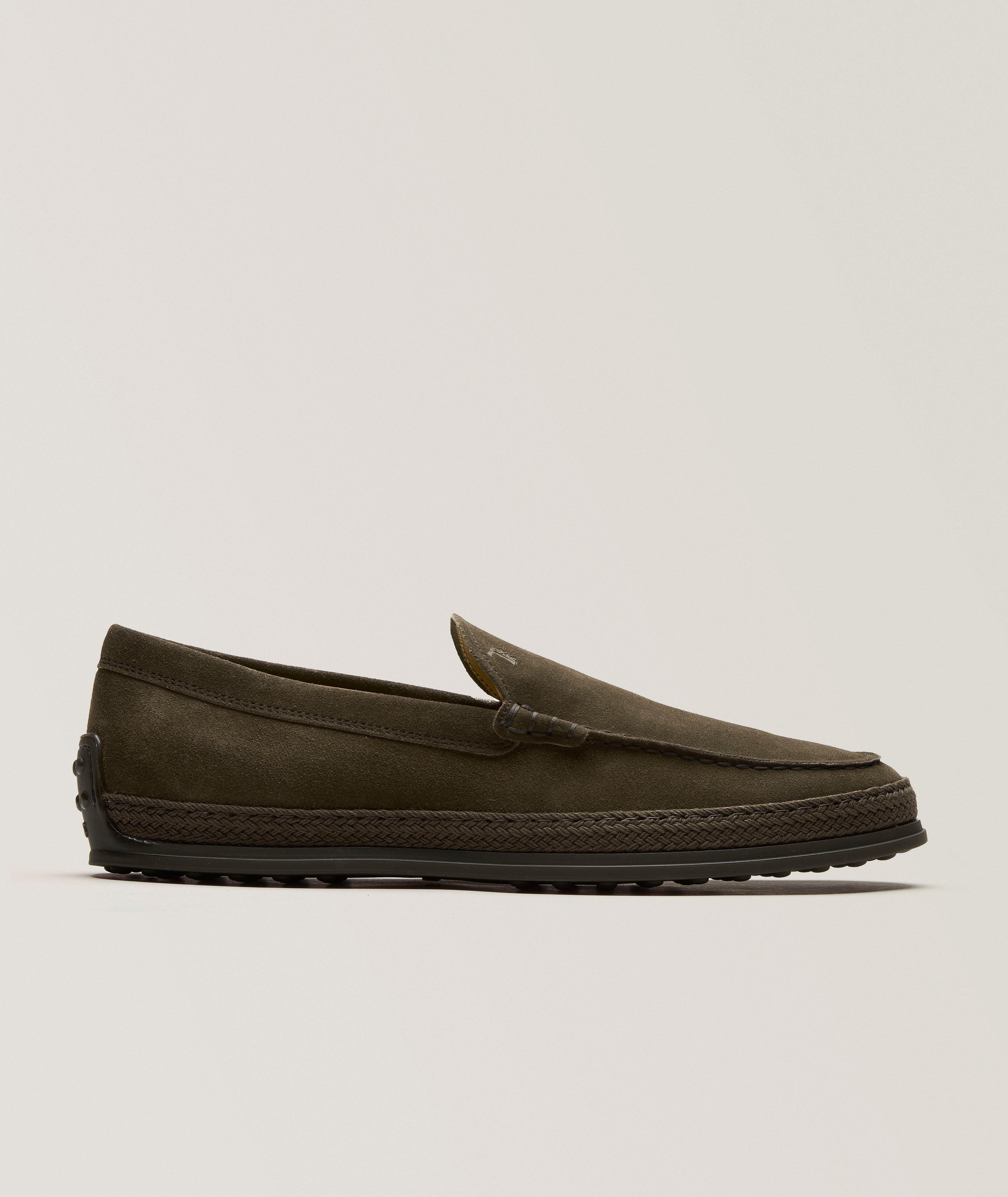 Tod's Espadrille Ton Sur Ton En Suède En Brun | Taille Homme 5