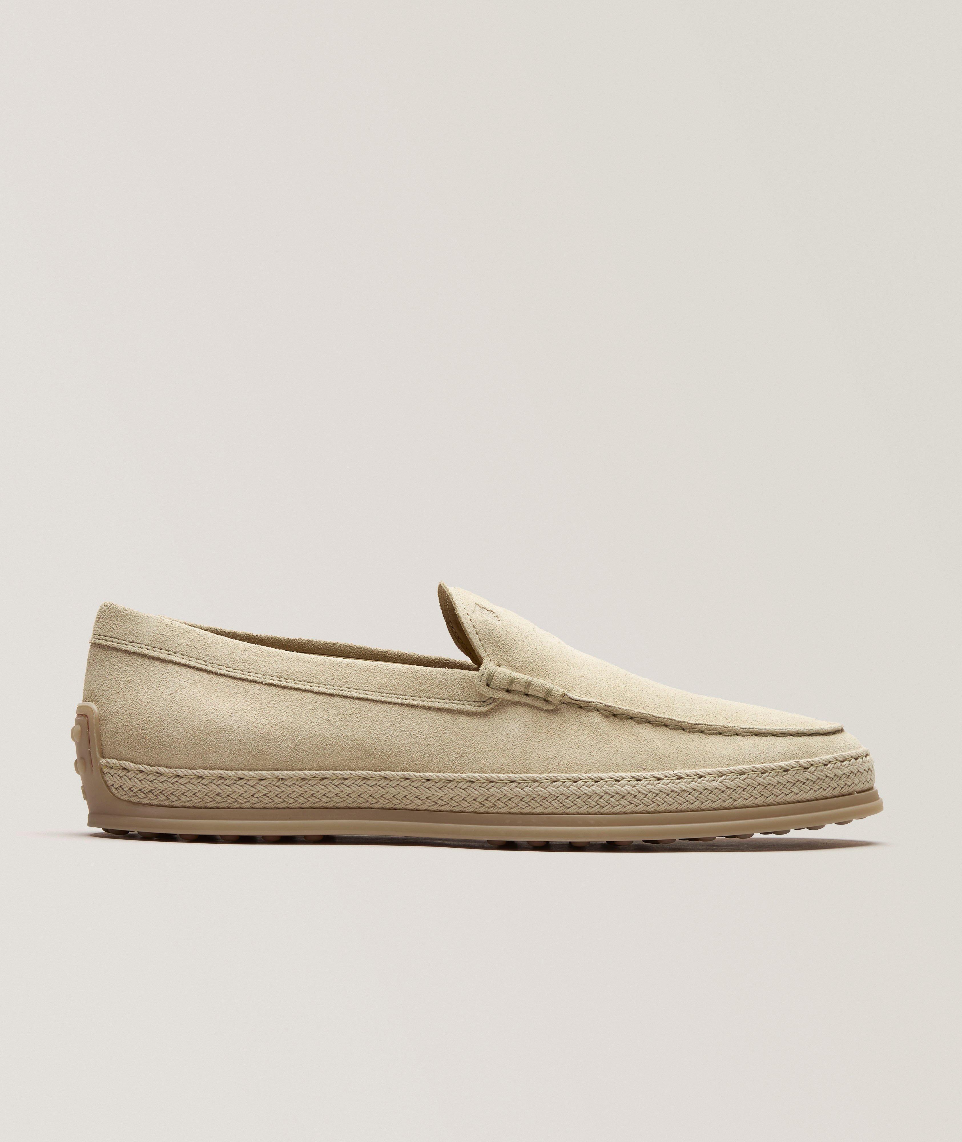 Tod's Espadrille Ton Sur Ton En Suède En Brun | Taille Homme 8
