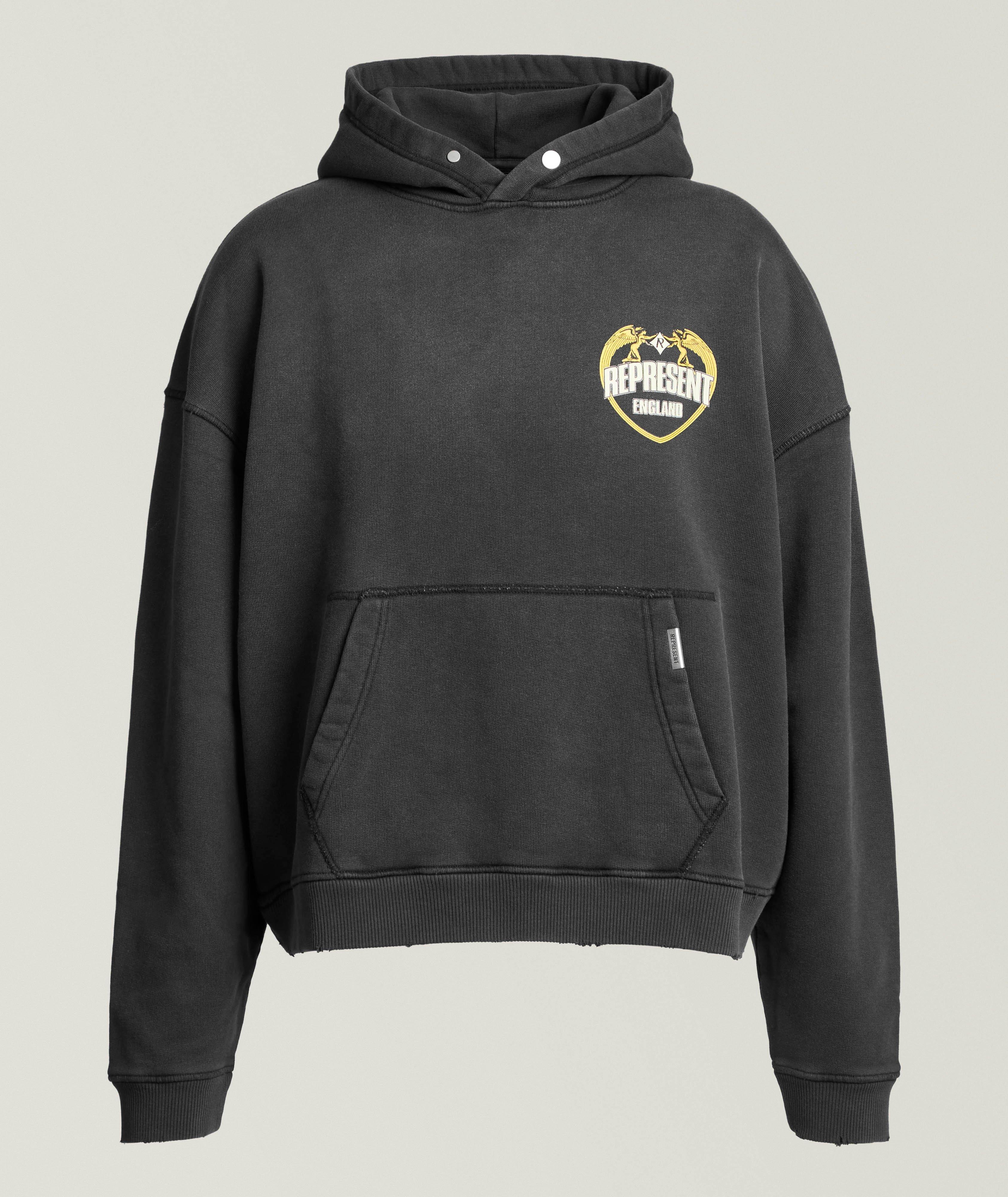 Represent Angel Border Hooded Sweatshirt