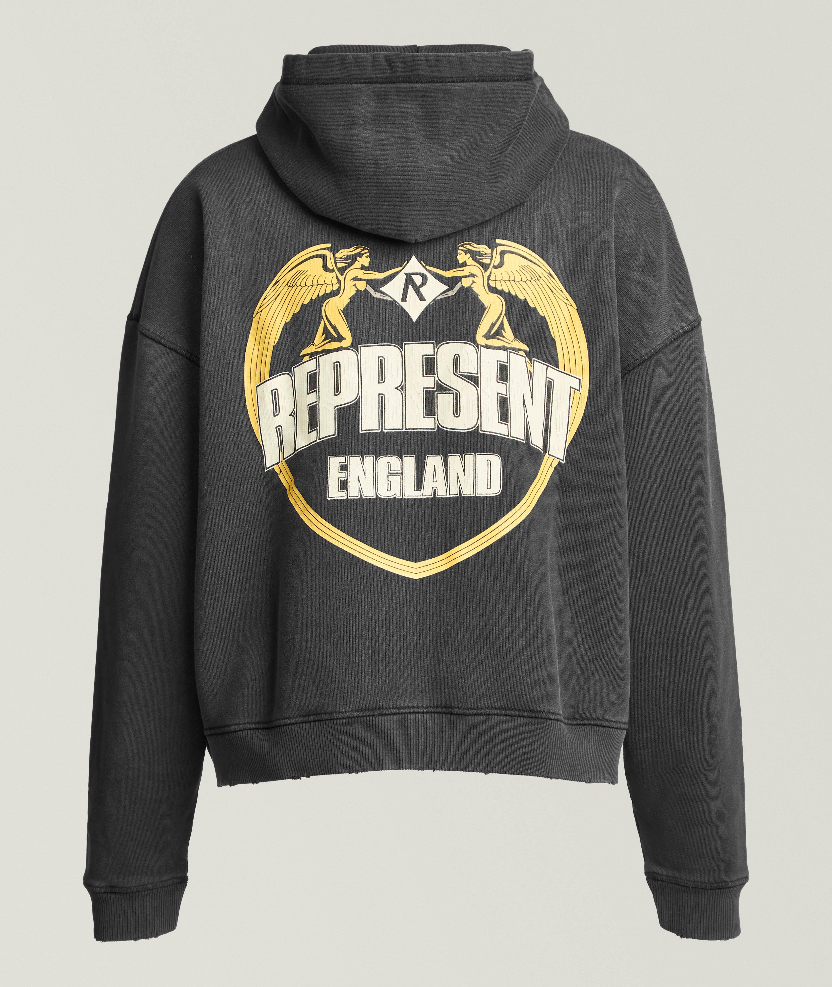Angel Border Hooded Sweatshirt image 1