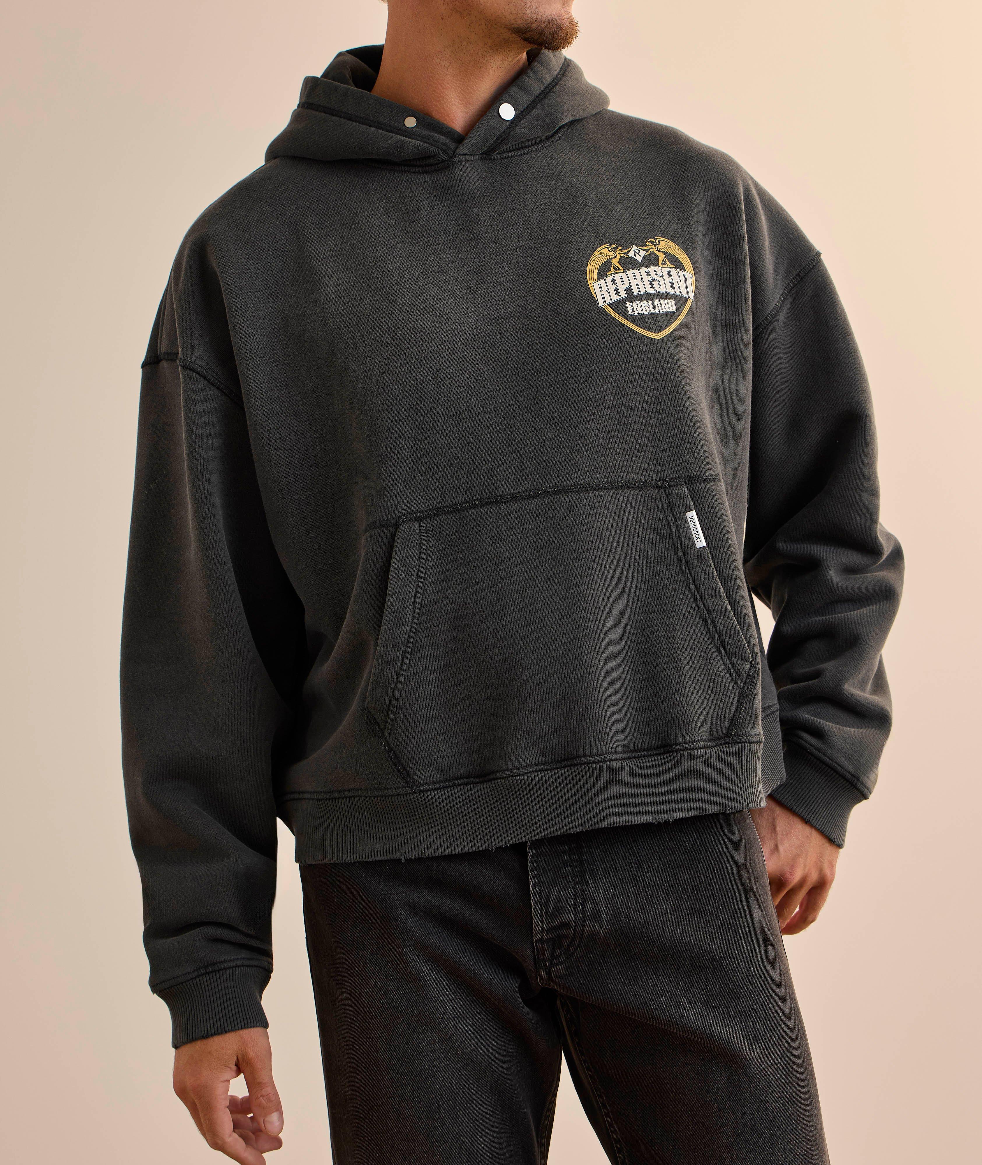 Angel Border Hooded Sweatshirt image 2