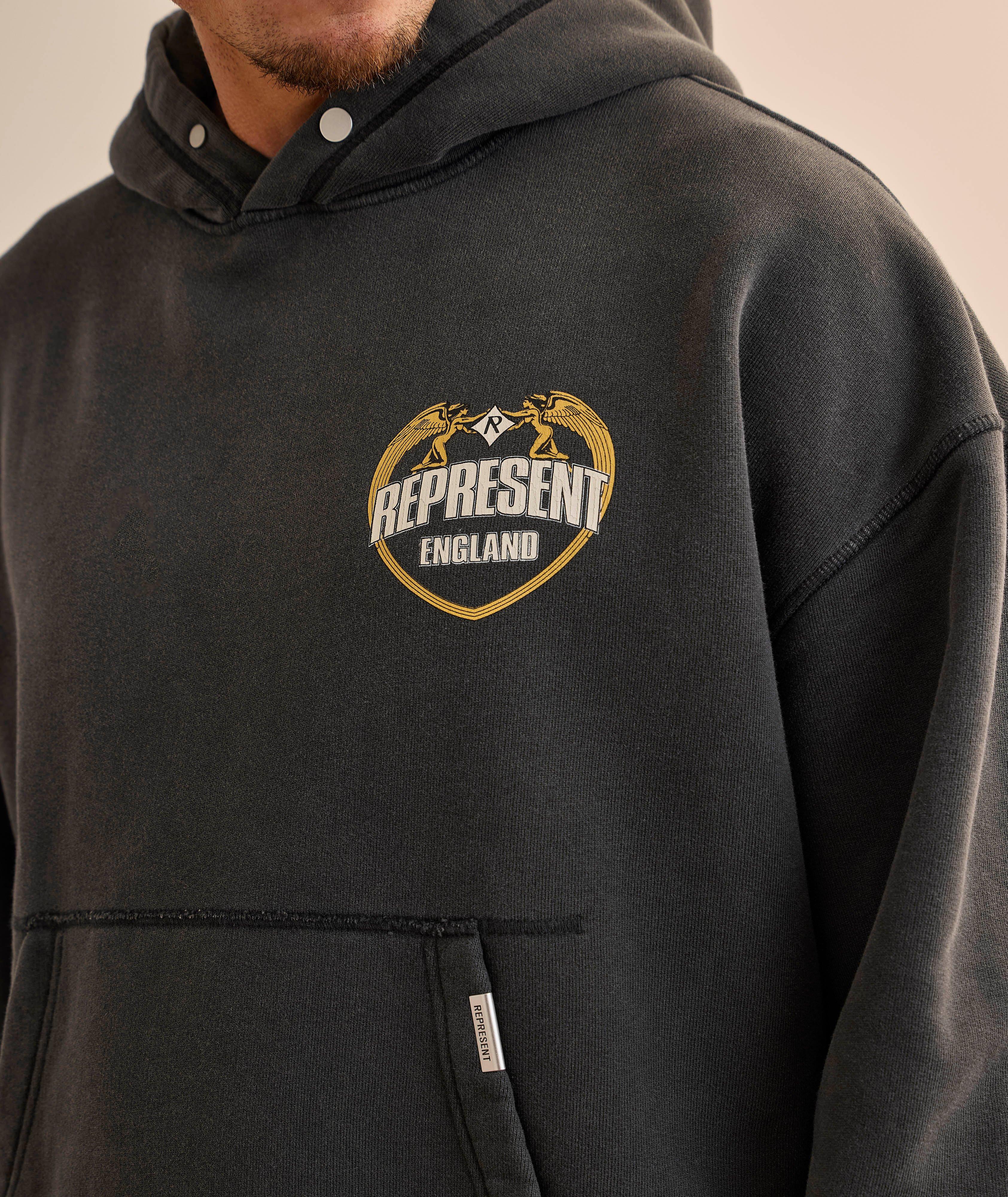 Angel Border Hooded Sweatshirt image 4