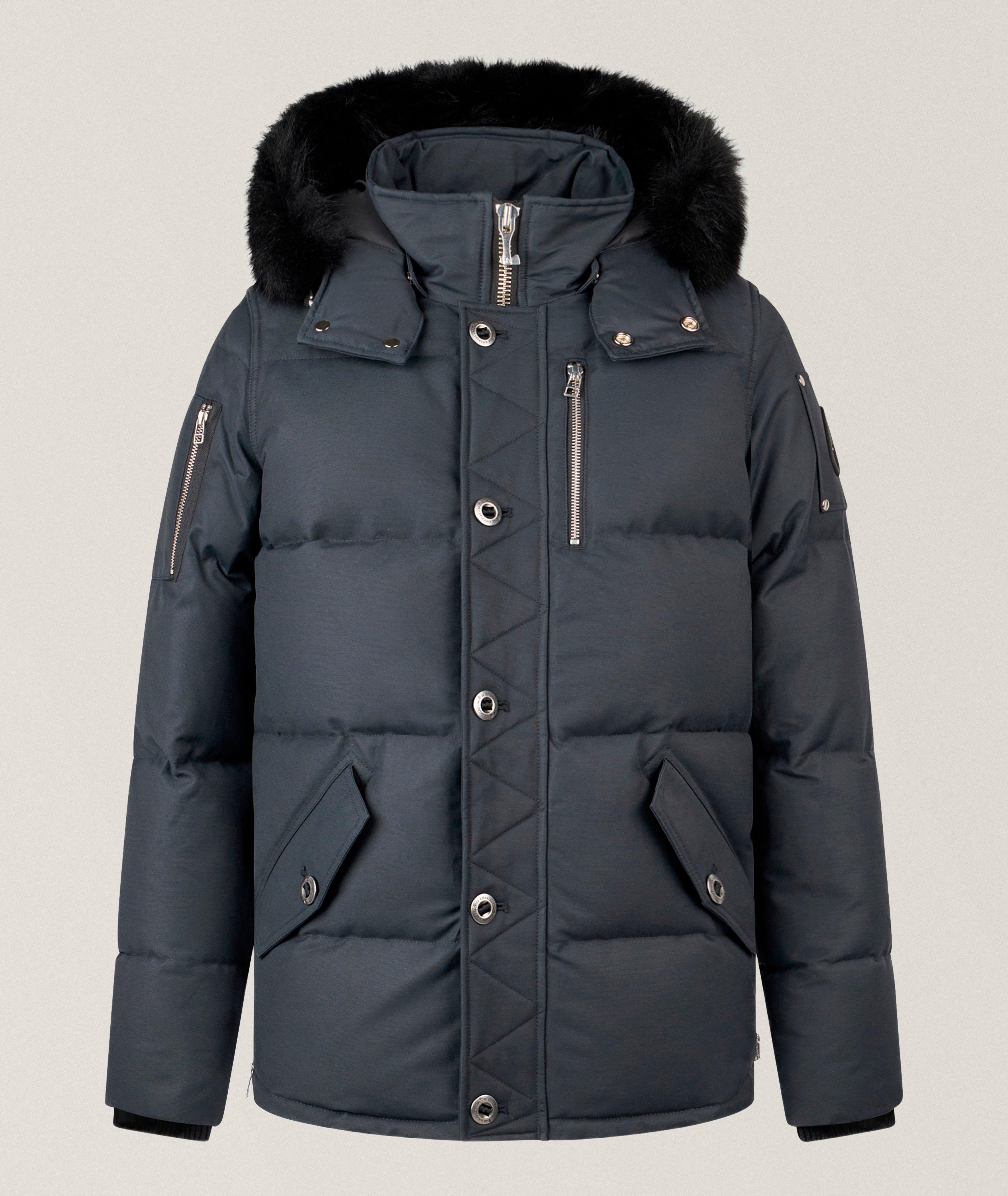 Moose Knuckles Doudoune 3Q en duvet et garniture shearling