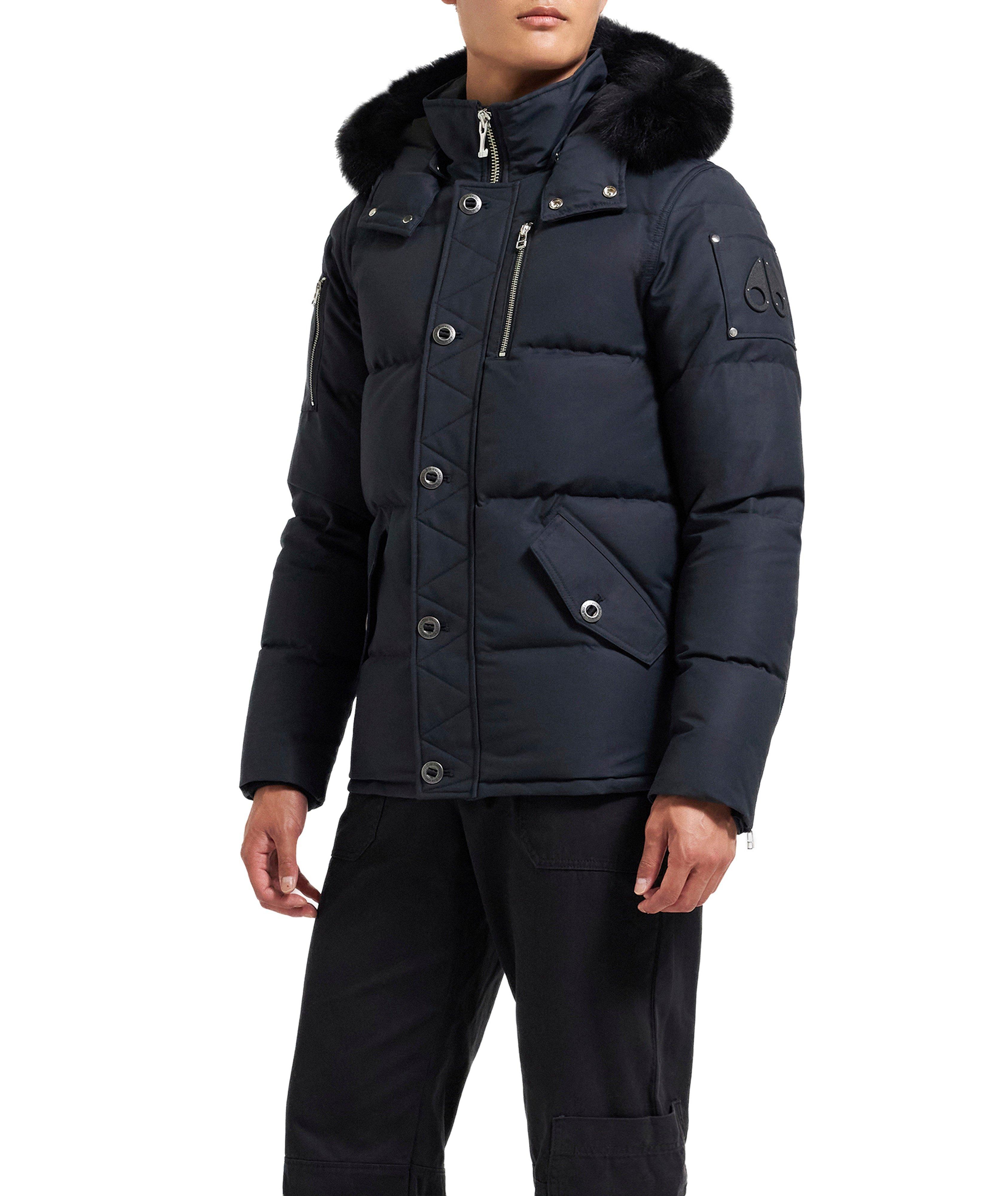 Doudoune 3Q en duvet et garniture shearling image 1