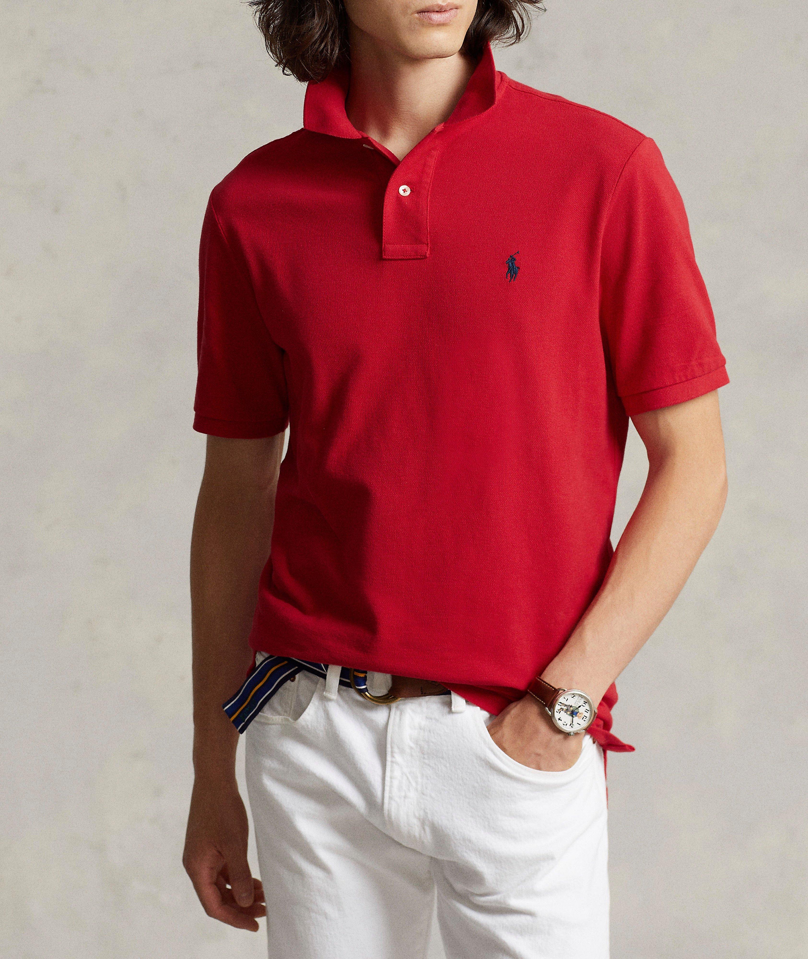 Iconic Cotton Mesh Polo   image 1