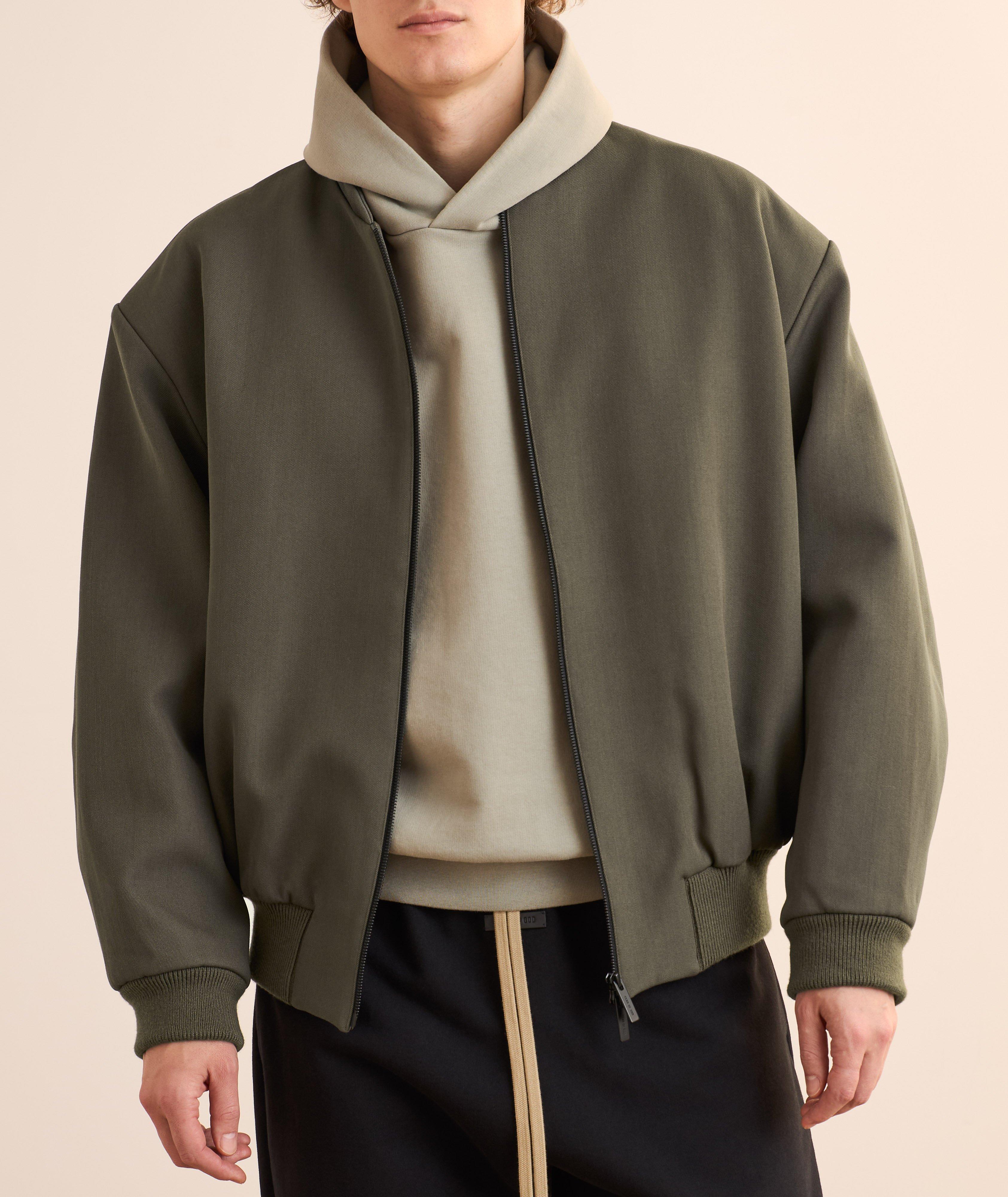 Wool-Cotton Twill Bomber image 1