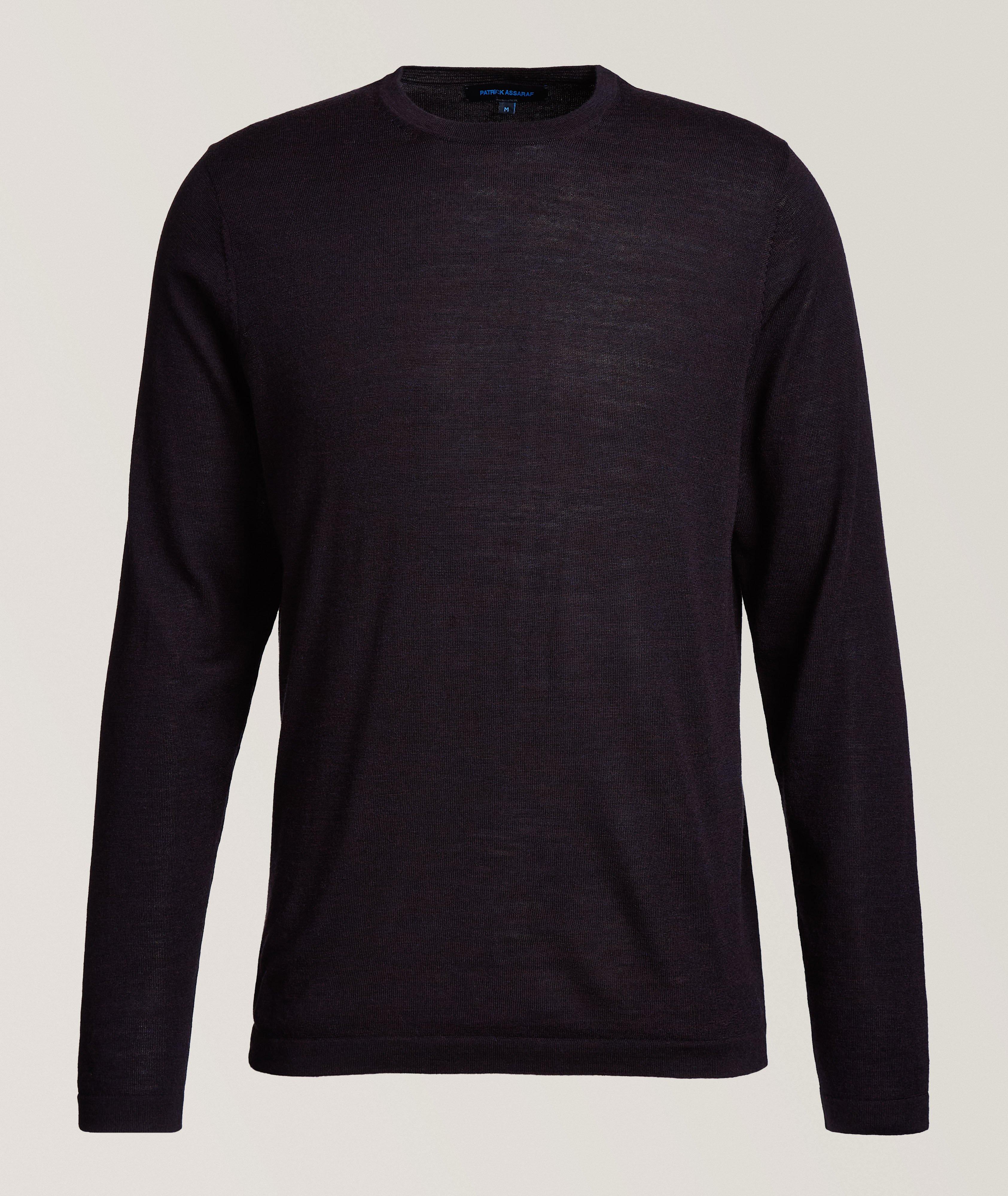 Patrick Assaraf Extrafine Merino Wool Crewneck Sweater