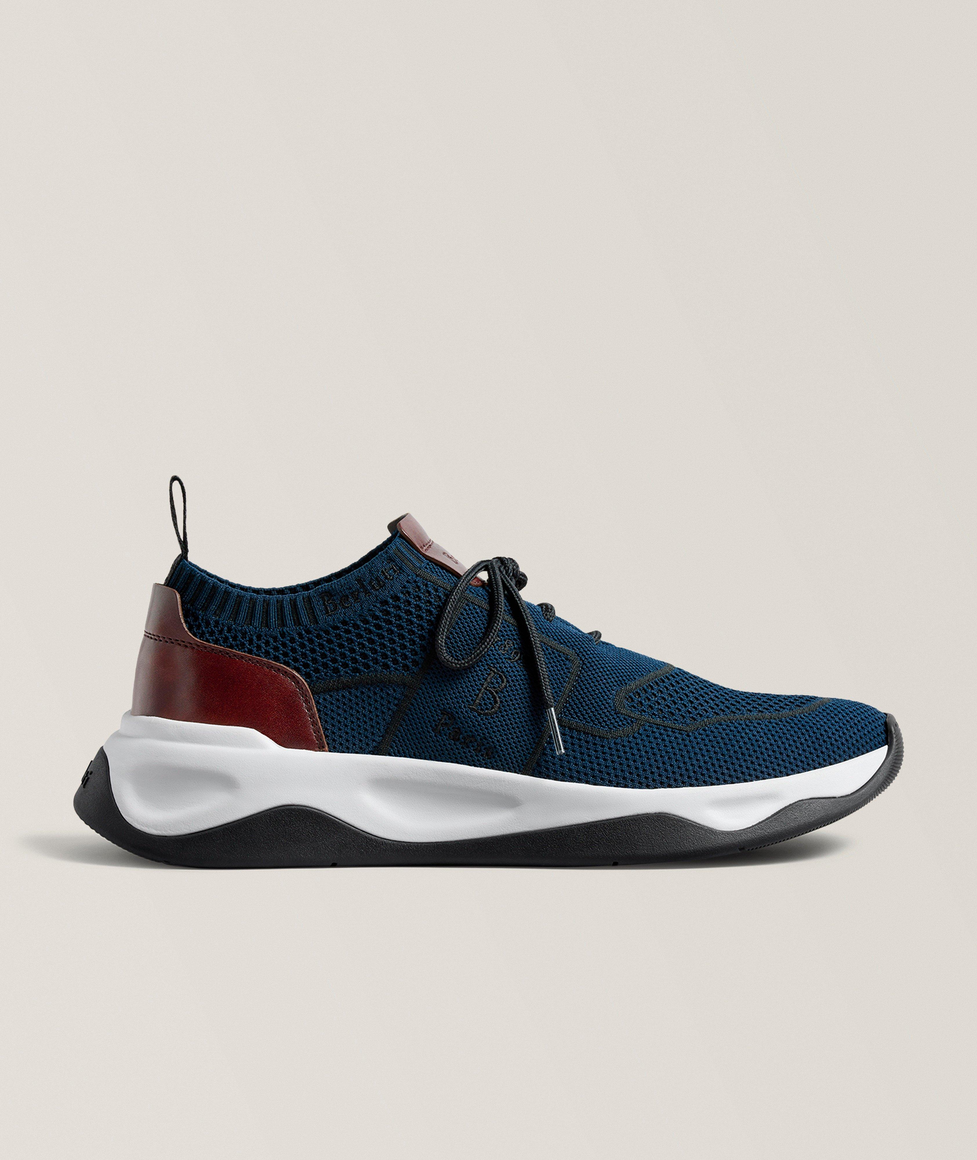 Shadow Knit & Leather Sneakers