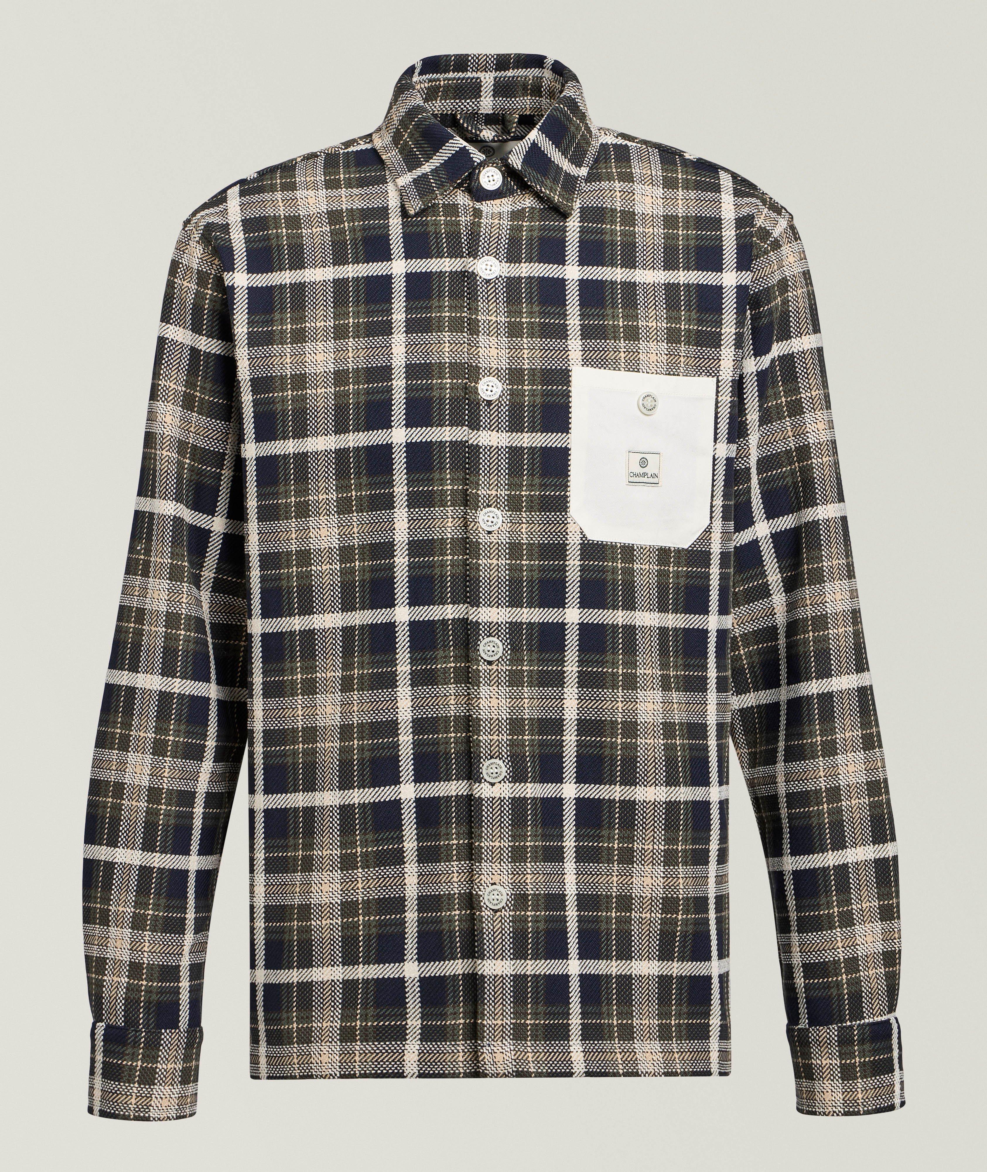 Champlain Plaid Cotton-Blend Overshirt