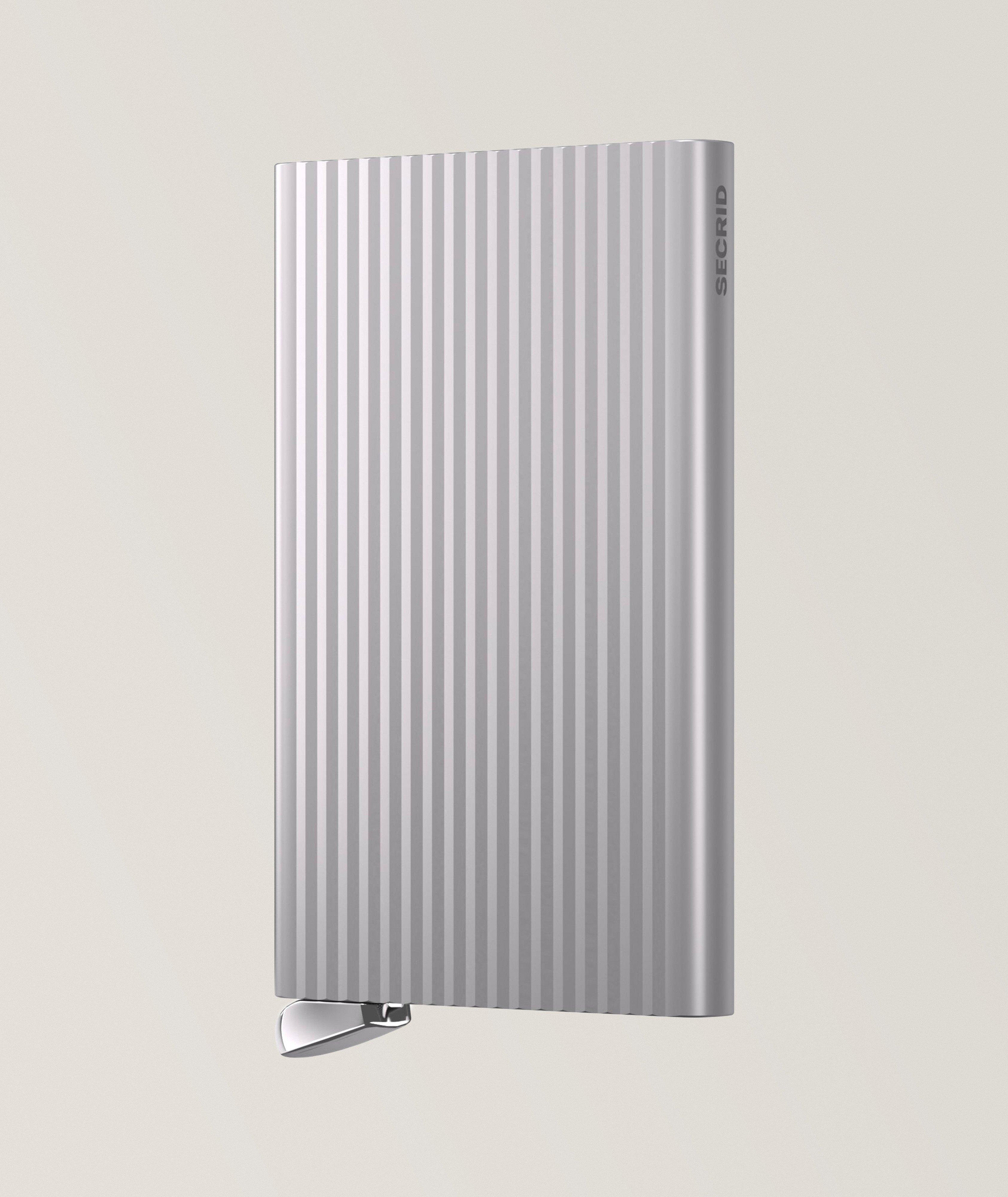 Secrid Protecteur De Cartes En Aluminium Laqué En Gris