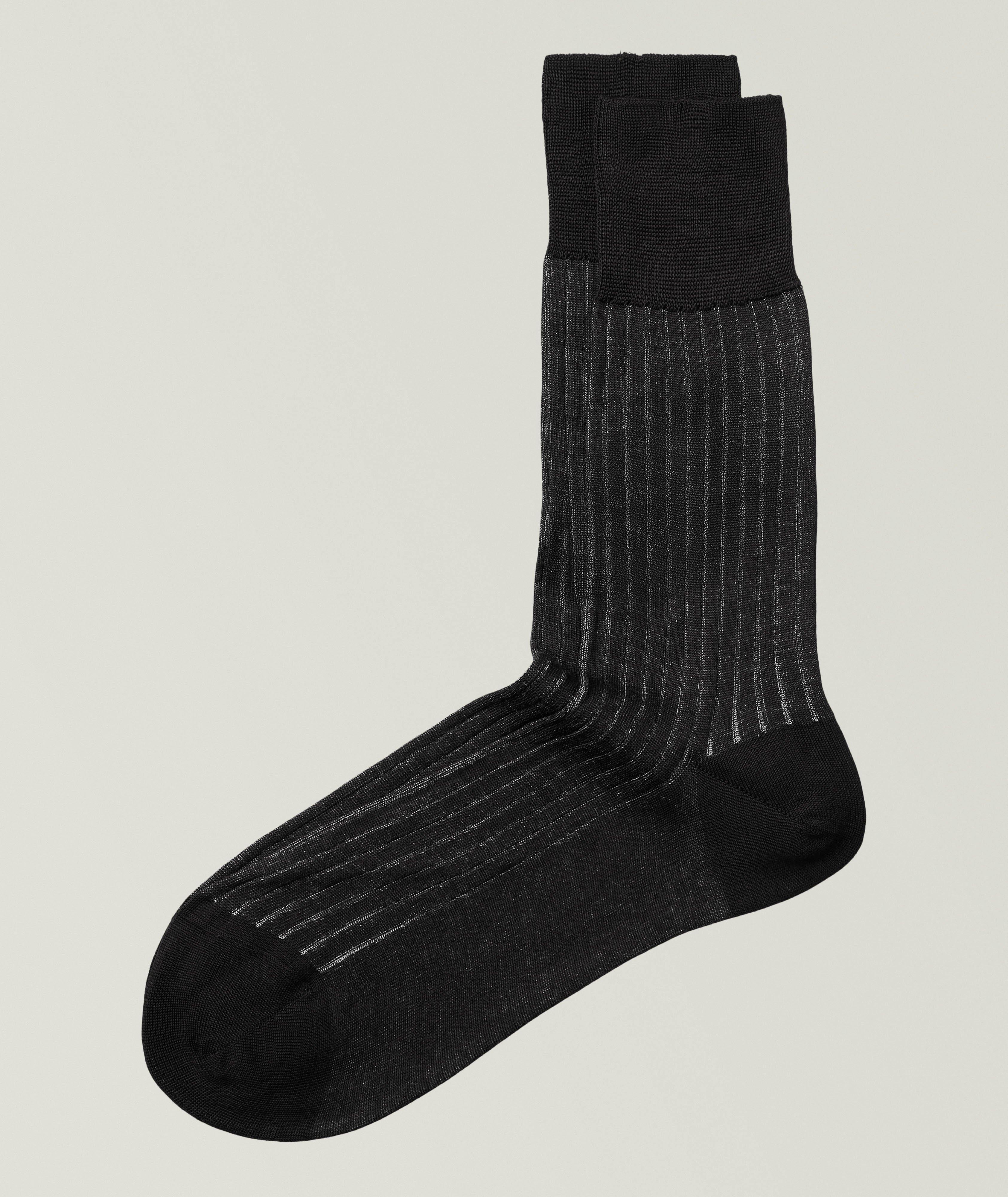 Classic Two-Tone Pointer Socks
