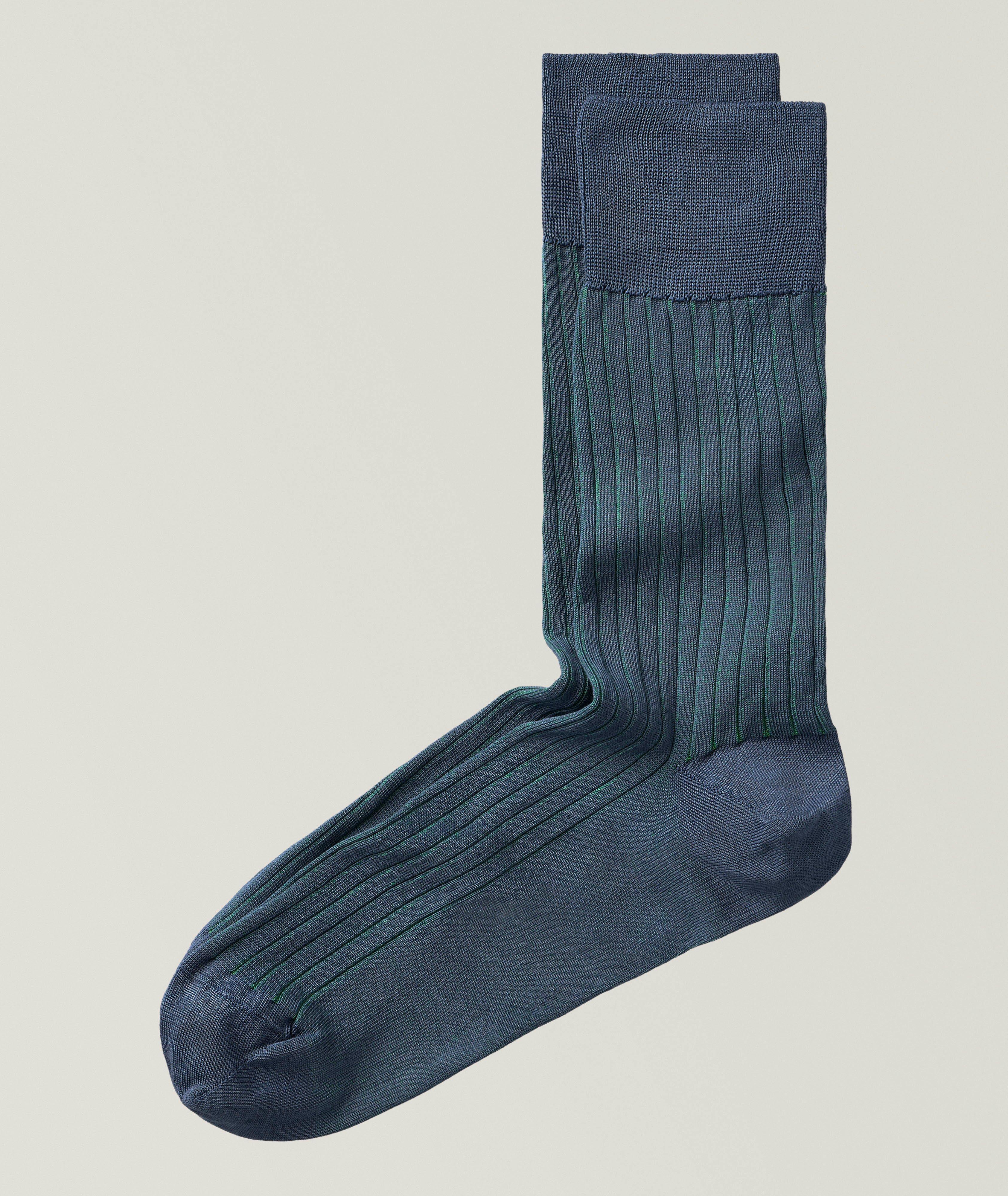 Classic Two-Tone Pointer Socks
