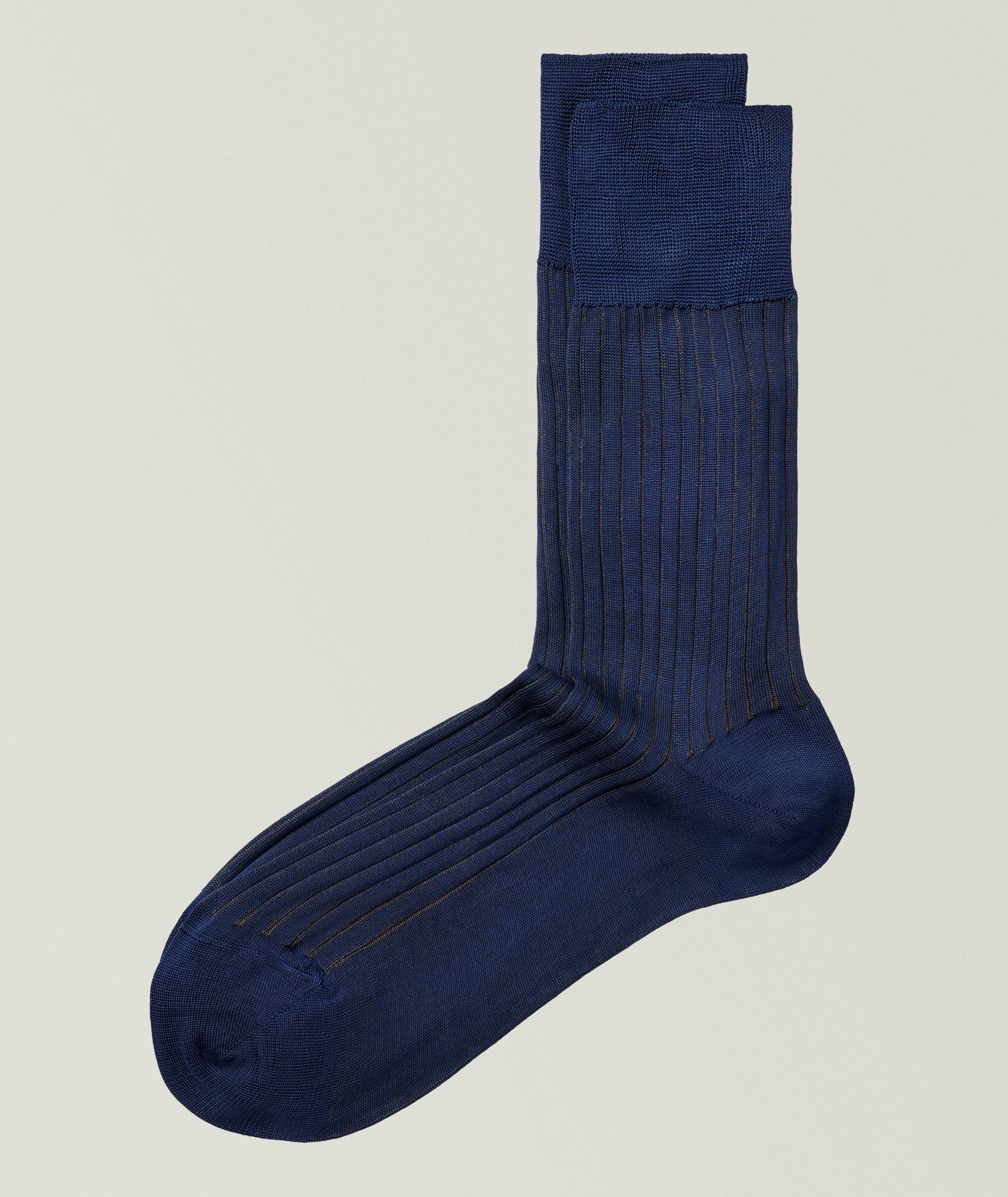 Classic Two-Tone Pointer Socks