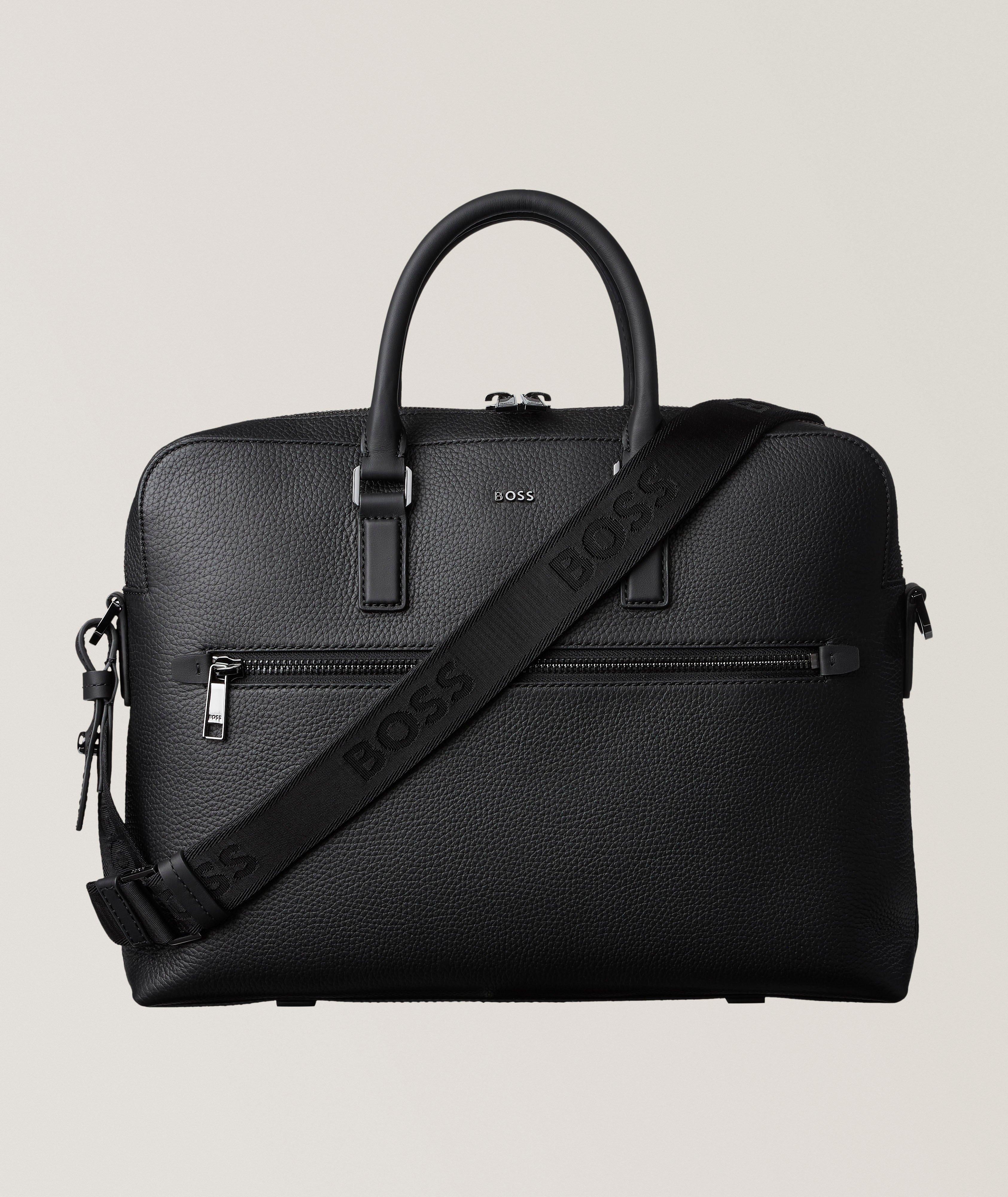 BOSS Leather Briefcase