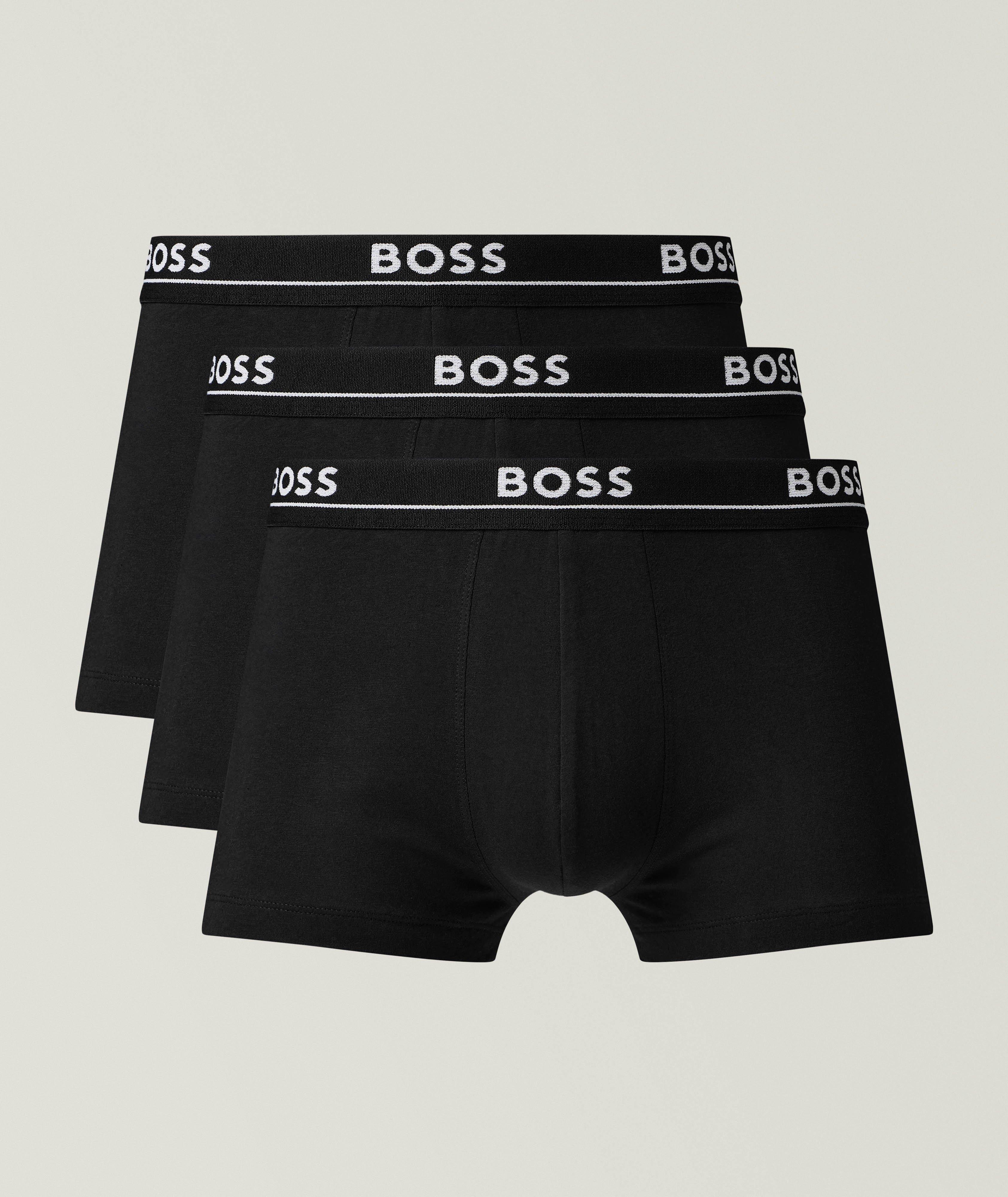 BOSS Three-Pack Stretch-Cotton Boxer Briefs
