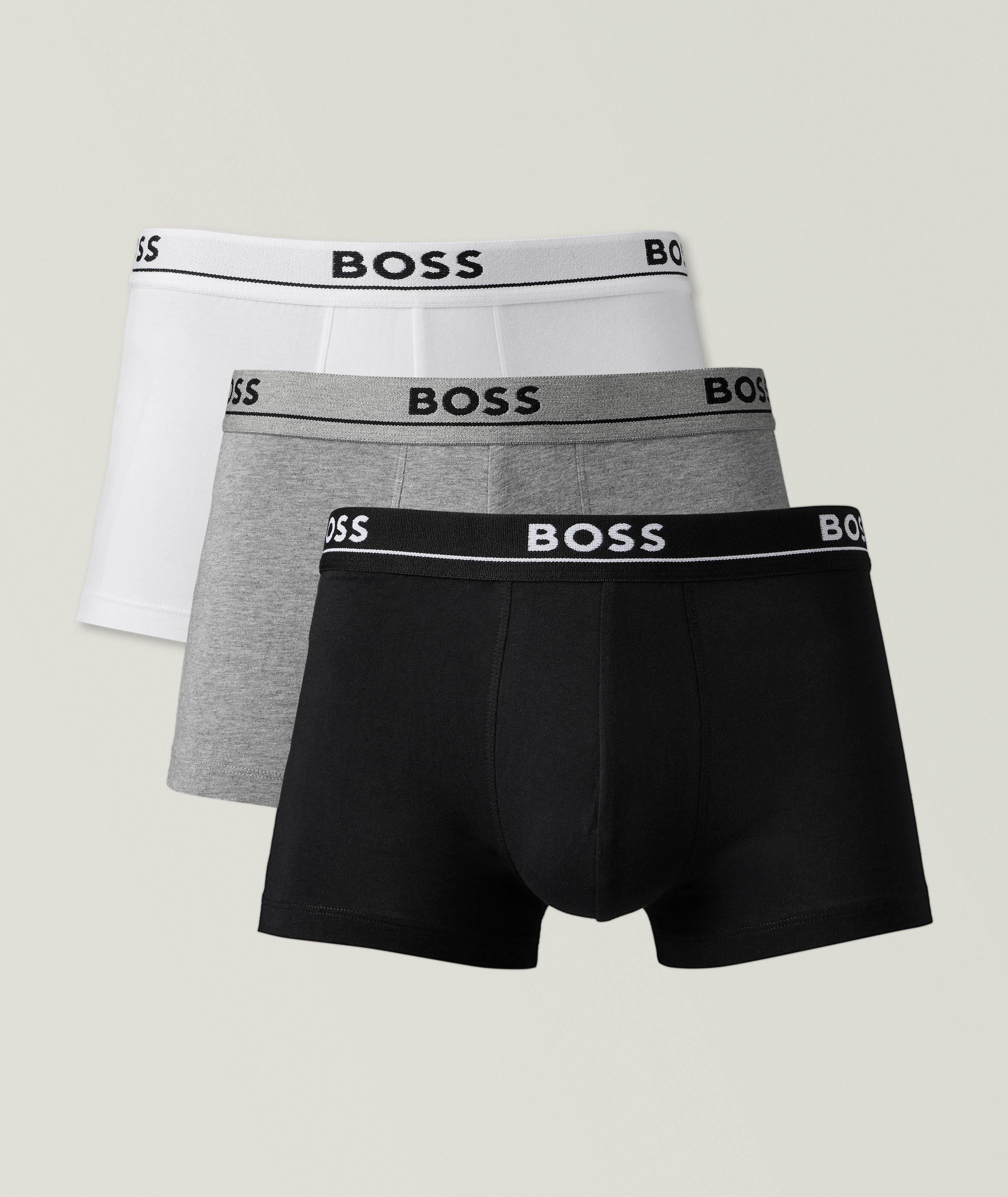 BOSS  Three-Pack Logo Waist Boxer Briefs