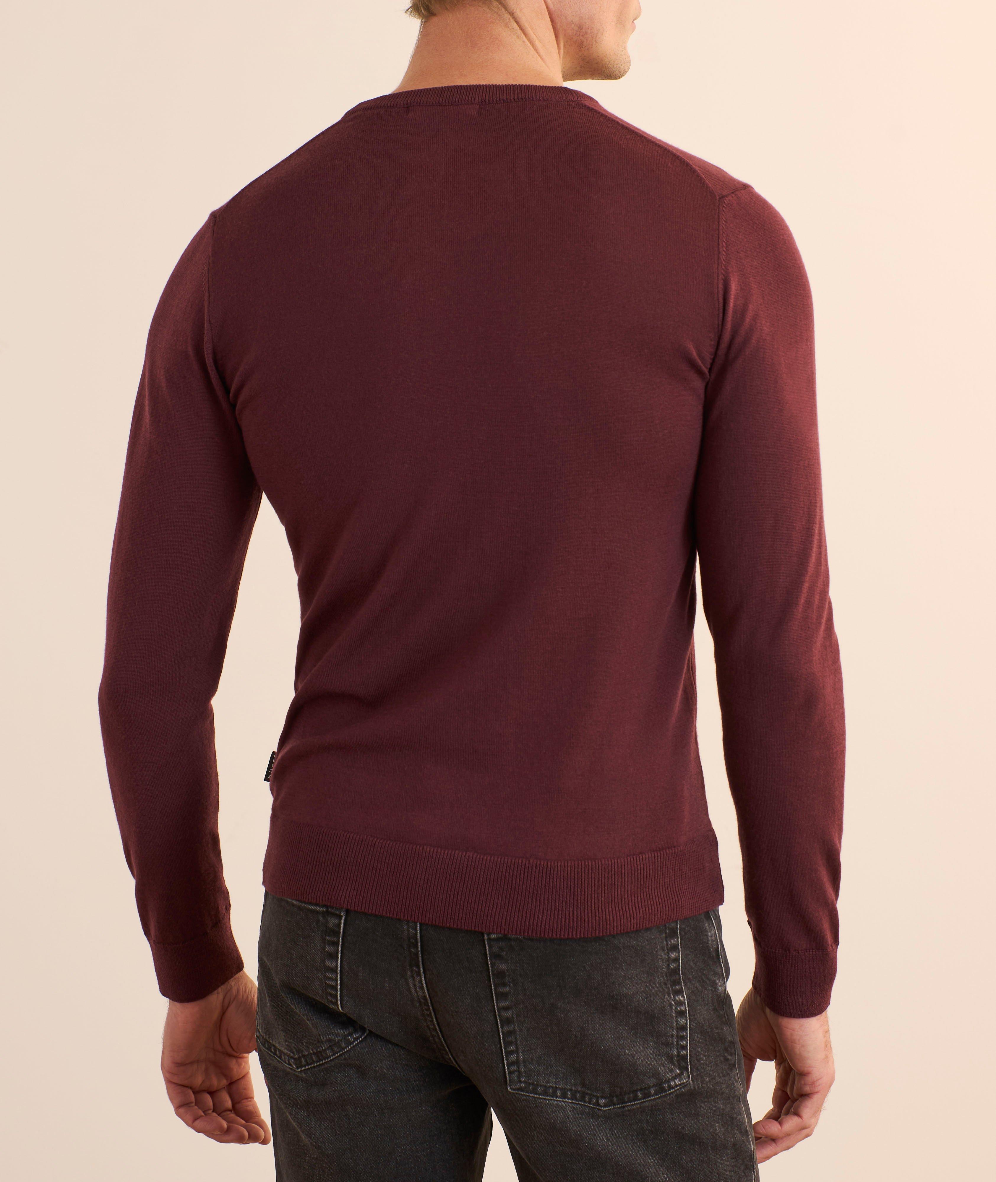 Merino Wool V-Neck Sweater image 2